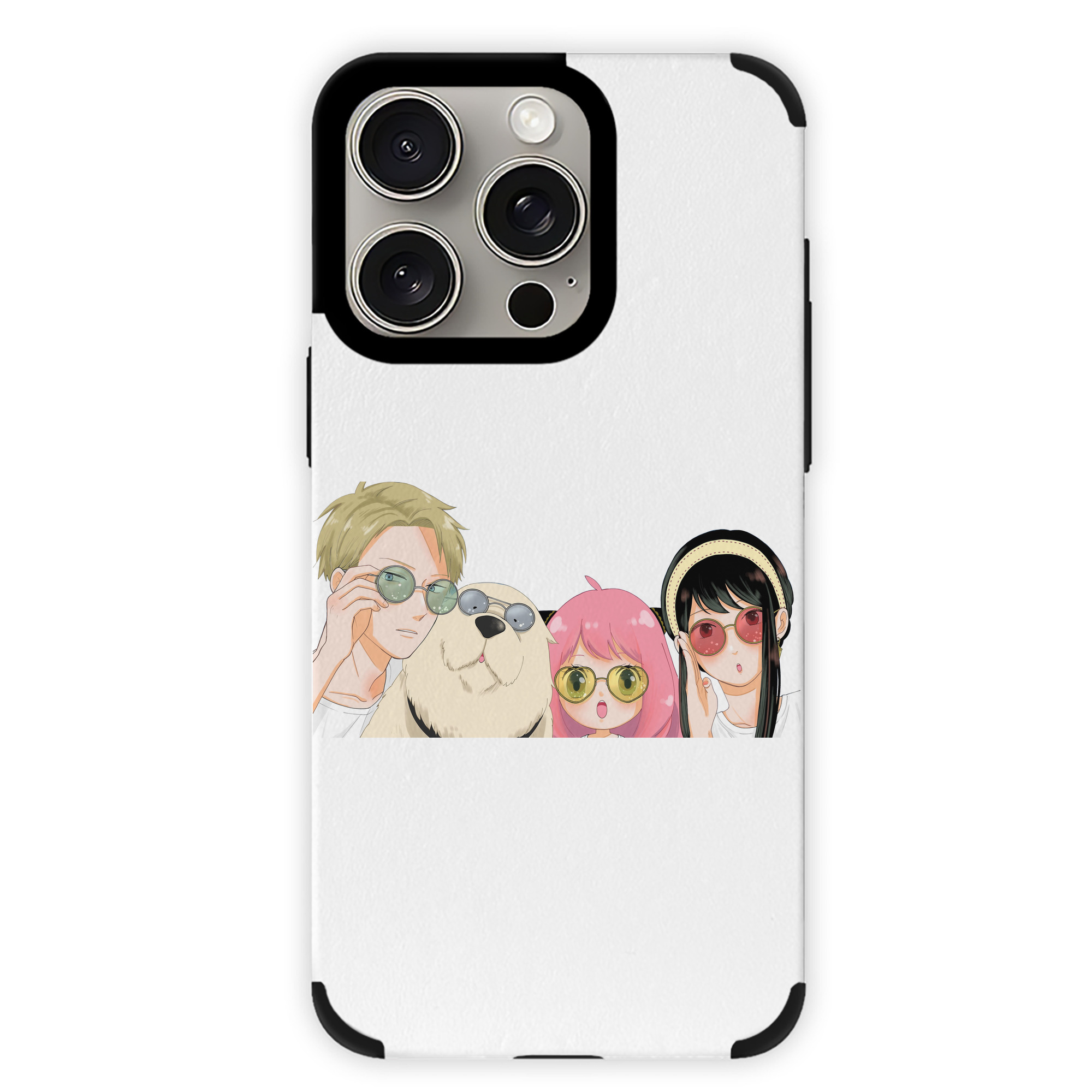 （画像用） SPY×FAMILY间谍家家酒 【iPhone15ProMax対応】 PUレザー スマホケース 耐衝撃＆黄変防止