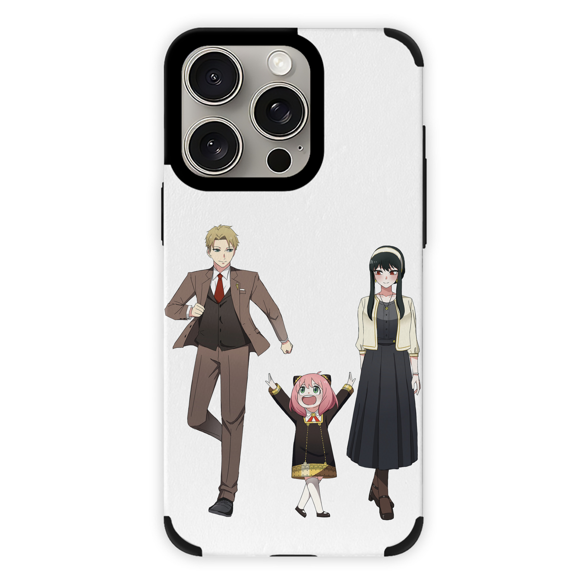 （画像用） SPY×FAMILY间谍家家酒 【iPhone15ProMax対応】 PUレザー スマホケース 耐衝撃＆黄変防止
