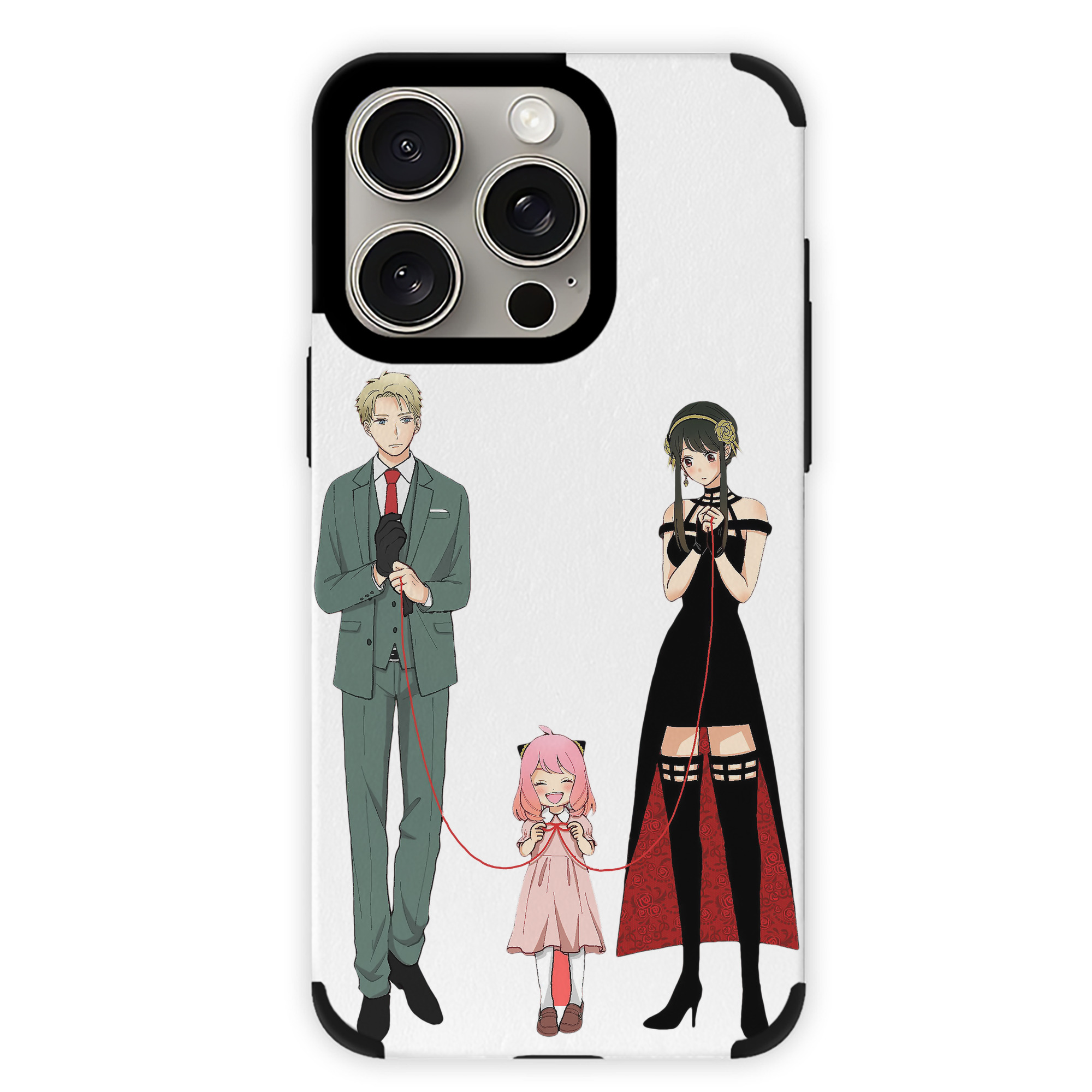 （画像用） SPY×FAMILY间谍家家酒 【iPhone15ProMax対応】 PUレザー スマホケース 耐衝撃＆黄変防止