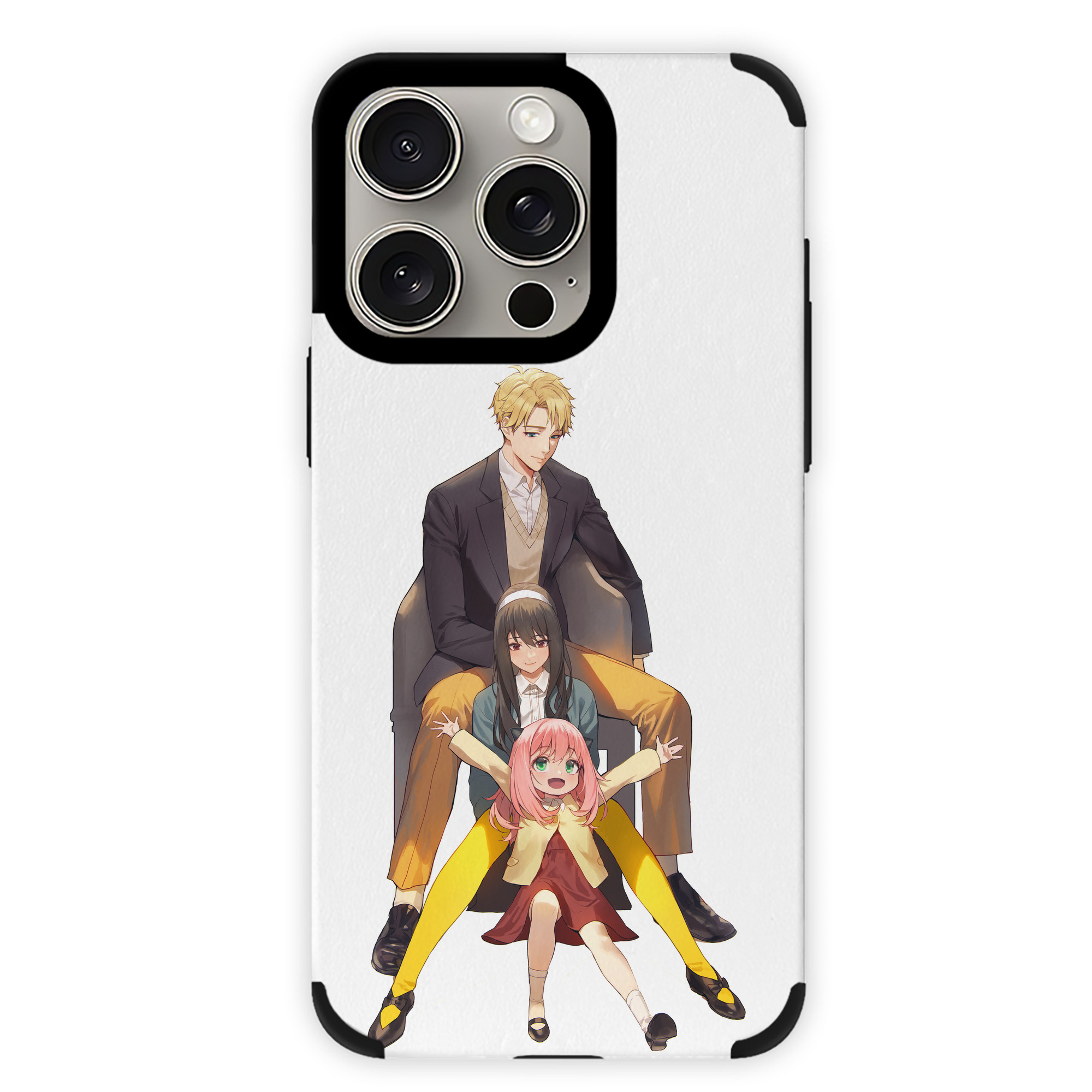 （画像用） SPY×FAMILY间谍家家酒 【iPhone15ProMax対応】 PUレザー スマホケース 耐衝撃＆黄変防止