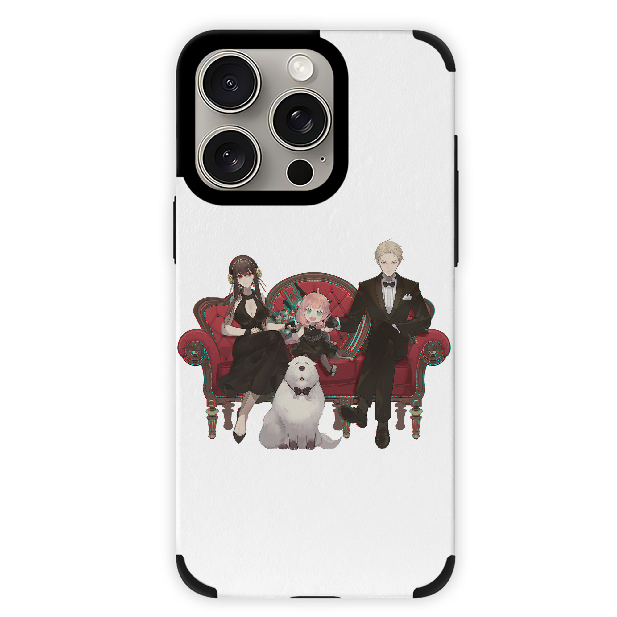 （画像用） SPY×FAMILY间谍家家酒 【iPhone15ProMax対応】 PUレザー スマホケース 耐衝撃＆黄変防止