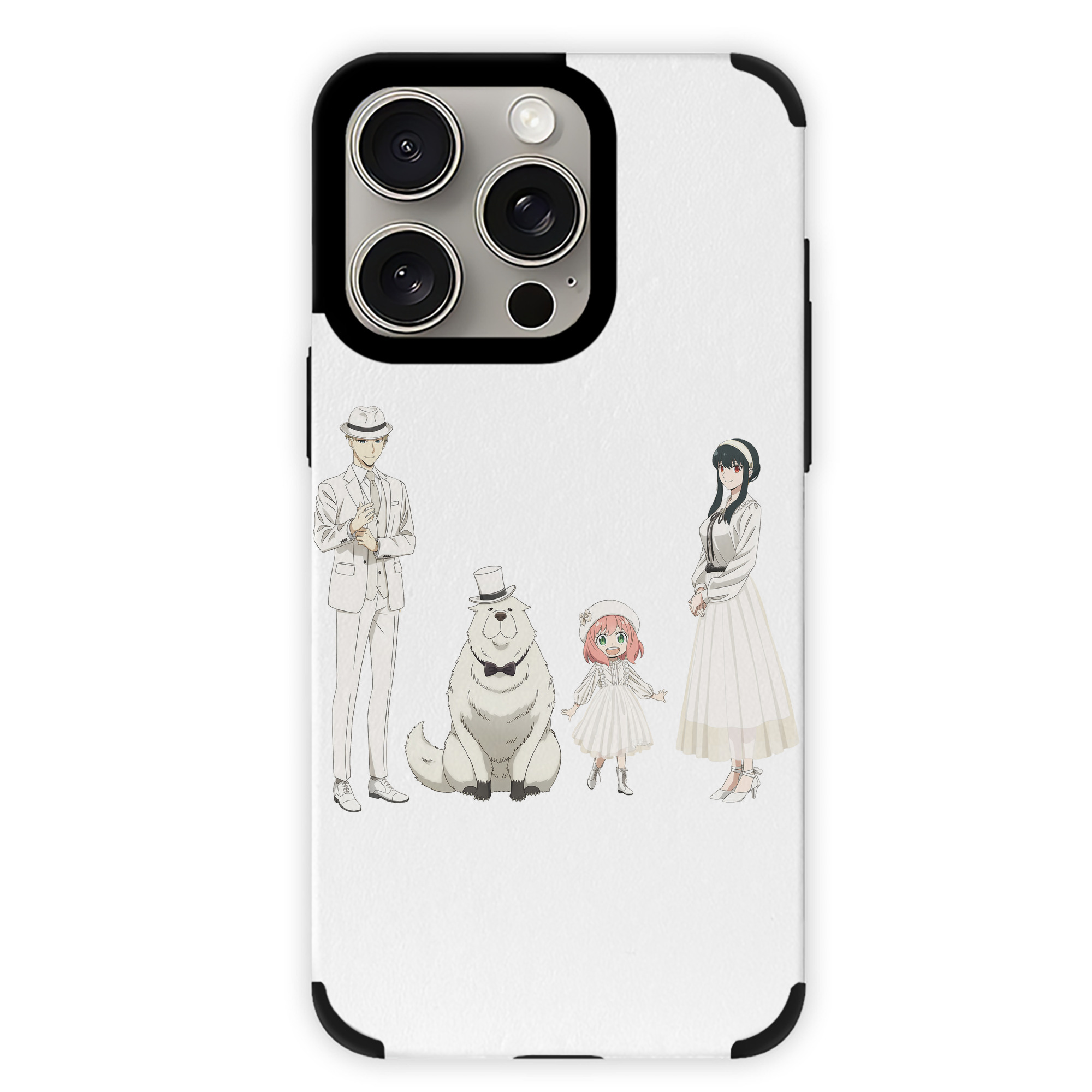 （画像用） SPY×FAMILY间谍家家酒 【iPhone15ProMax対応】 PUレザー スマホケース 耐衝撃＆黄変防止