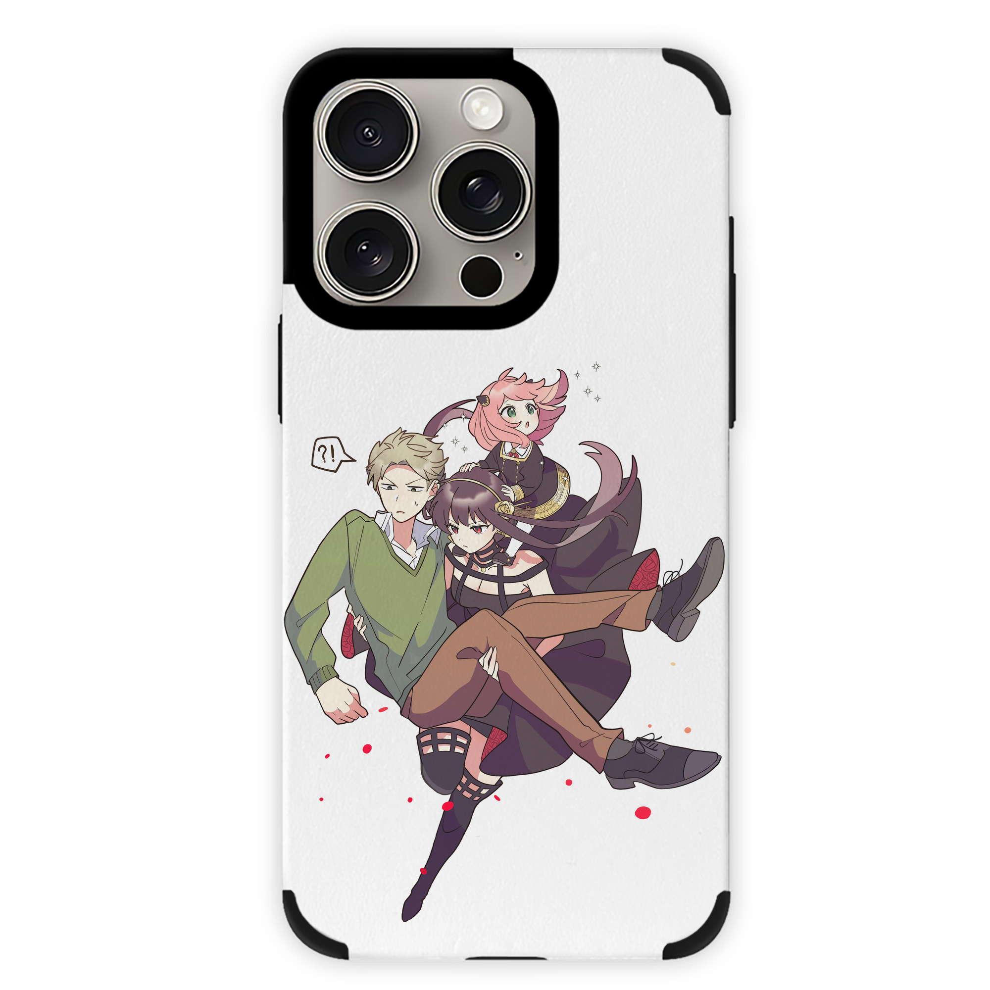 （画像用） SPY×FAMILY间谍家家酒 【iPhone15ProMax対応】 PUレザー スマホケース 耐衝撃＆黄変防止
