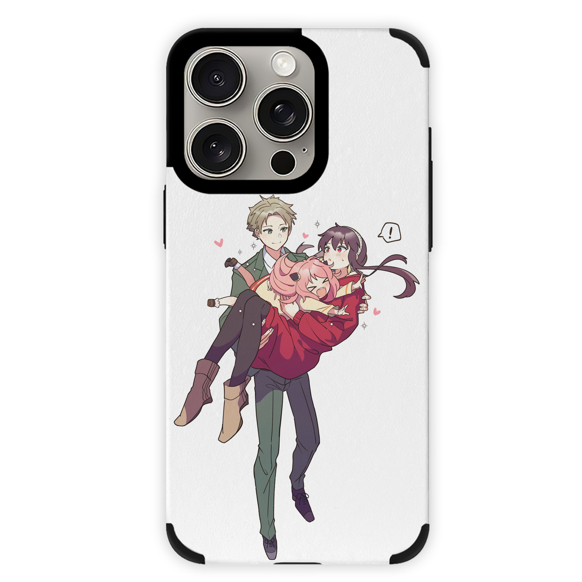 （画像用） SPY×FAMILY间谍家家酒 【iPhone15ProMax対応】 PUレザー スマホケース 耐衝撃＆黄変防止