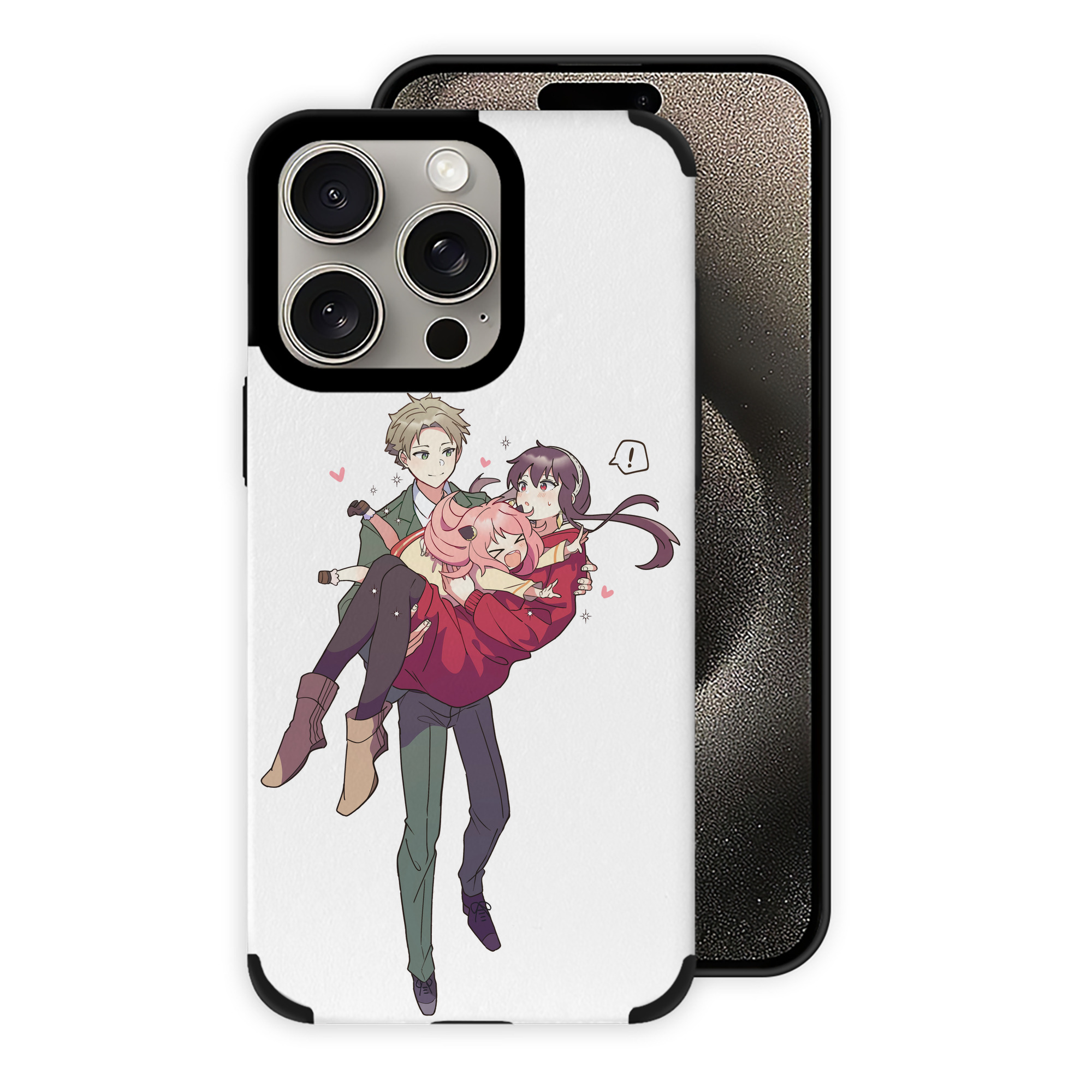 （画像用） SPY×FAMILY间谍家家酒 【iPhone15ProMax対応】 PUレザー スマホケース 耐衝撃＆黄変防止