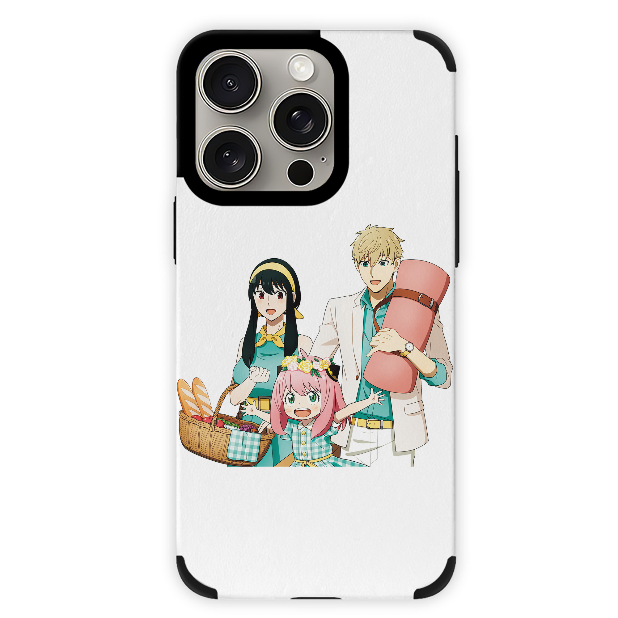 （画像用） SPY×FAMILY间谍家家酒 【iPhone15ProMax対応】 PUレザー スマホケース 耐衝撃＆黄変防止