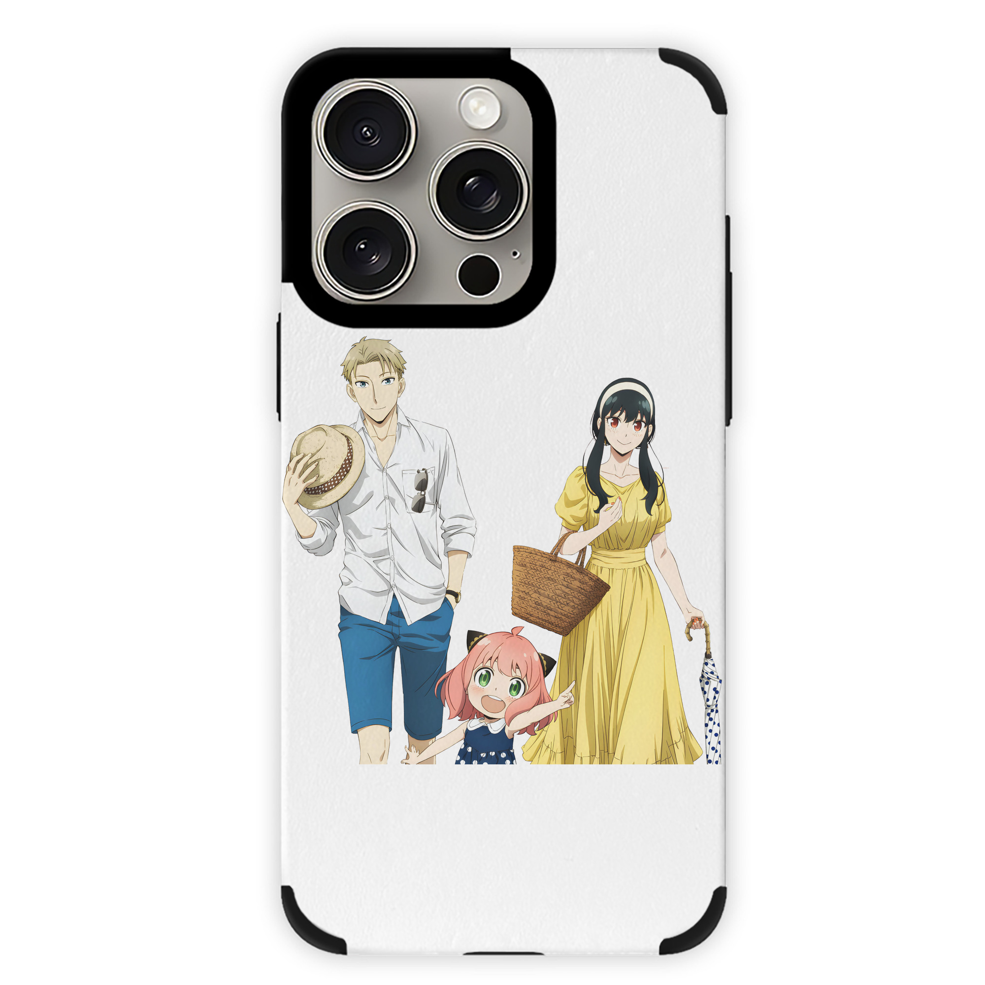 （画像用） SPY×FAMILY间谍家家酒 【iPhone15ProMax対応】 PUレザー スマホケース 耐衝撃＆黄変防止