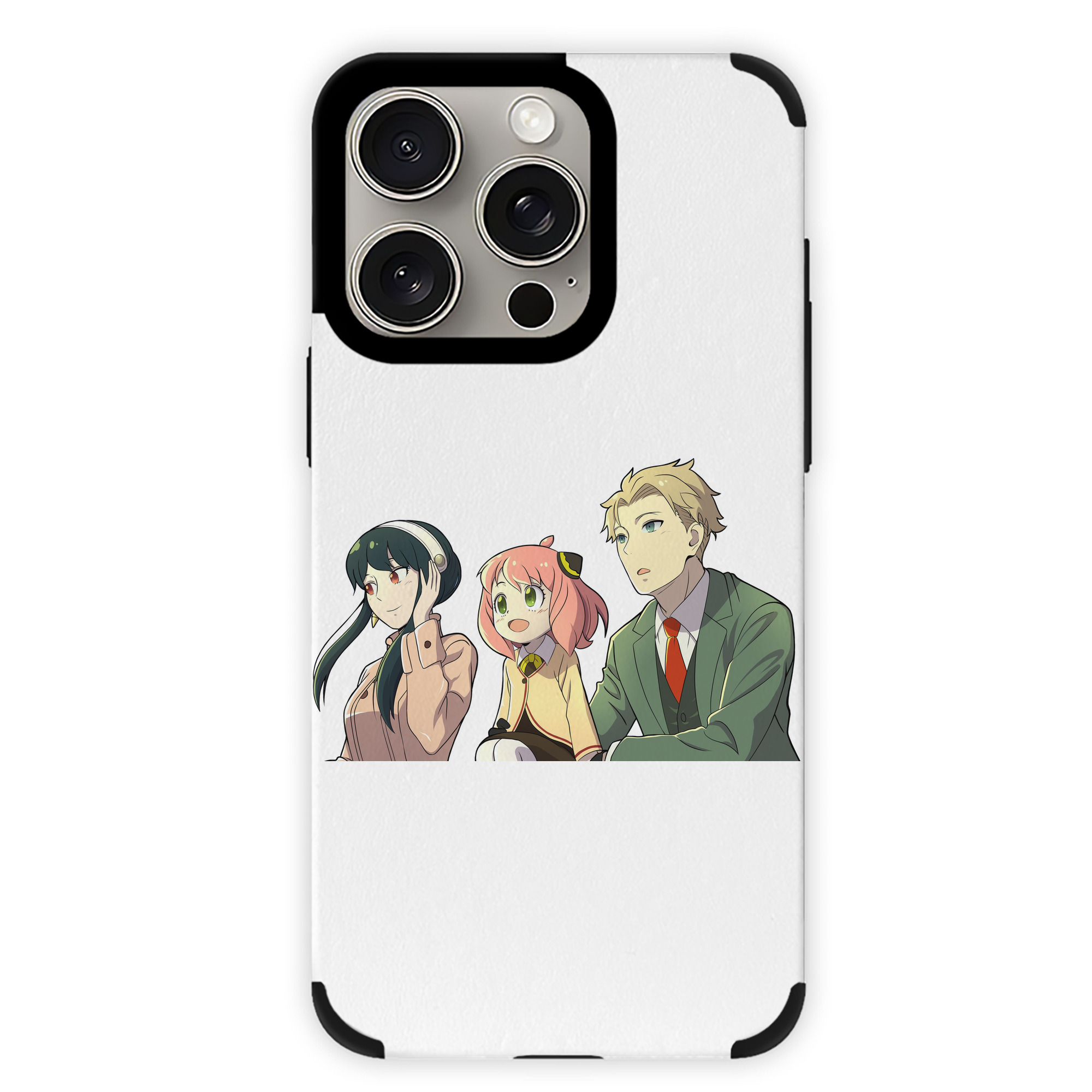 （画像用） SPY×FAMILY间谍家家酒 【iPhone15ProMax対応】 PUレザー スマホケース 耐衝撃＆黄変防止