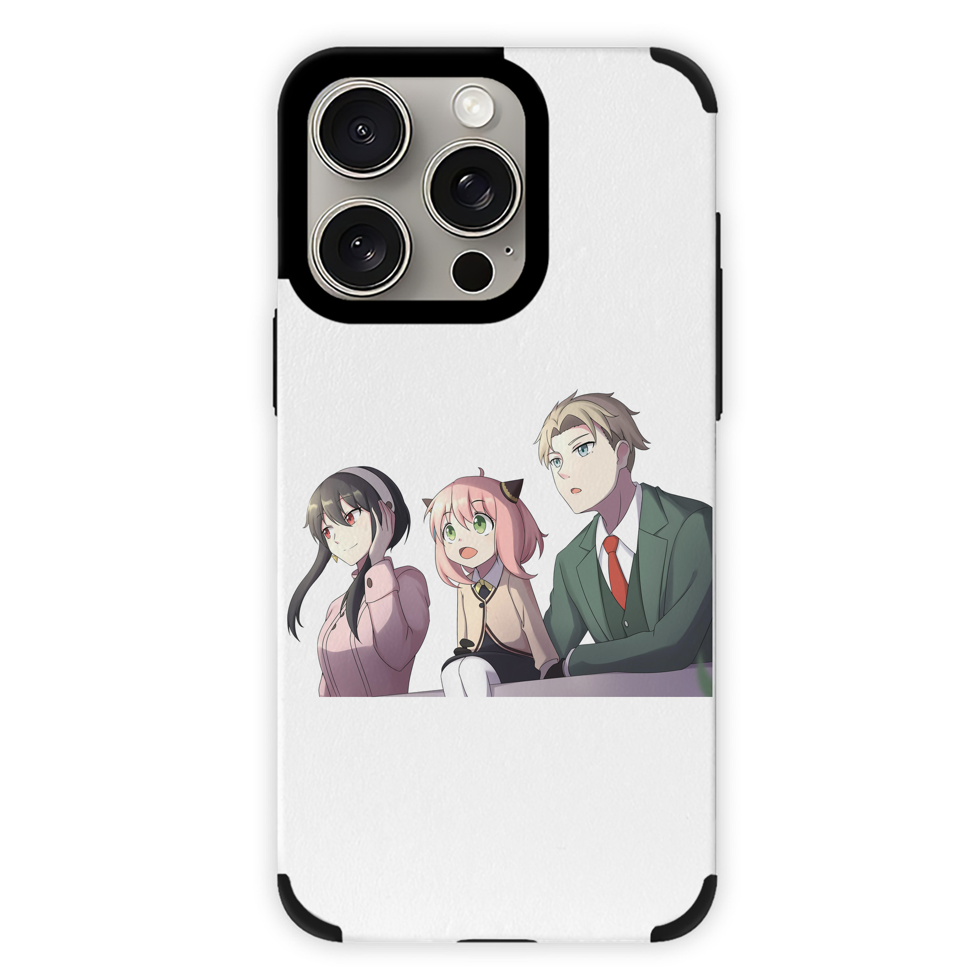 （画像用） SPY×FAMILY间谍家家酒 【iPhone15ProMax対応】 PUレザー スマホケース 耐衝撃＆黄変防止