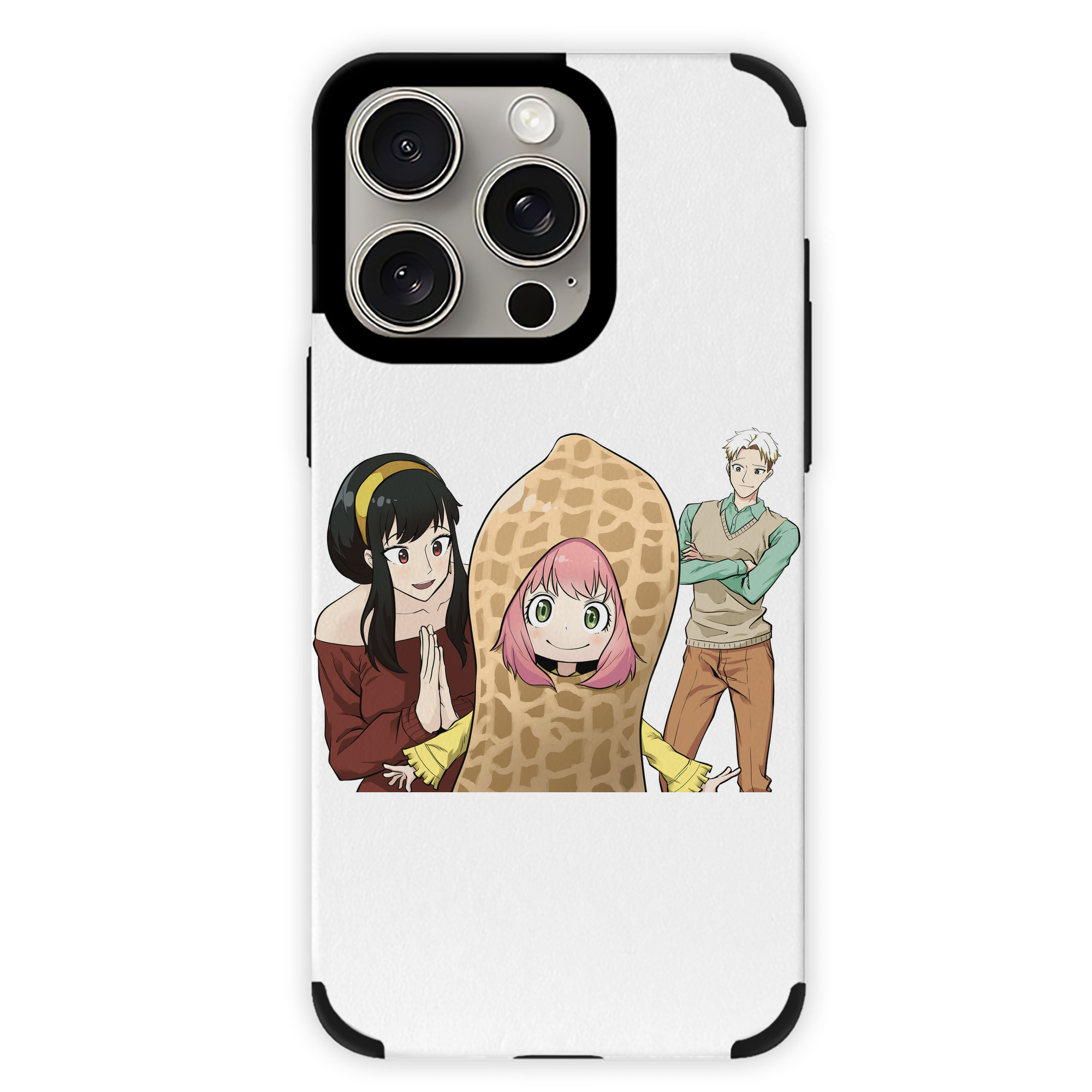 （画像用） SPY×FAMILY间谍家家酒 【iPhone15ProMax対応】 PUレザー スマホケース 耐衝撃＆黄変防止
