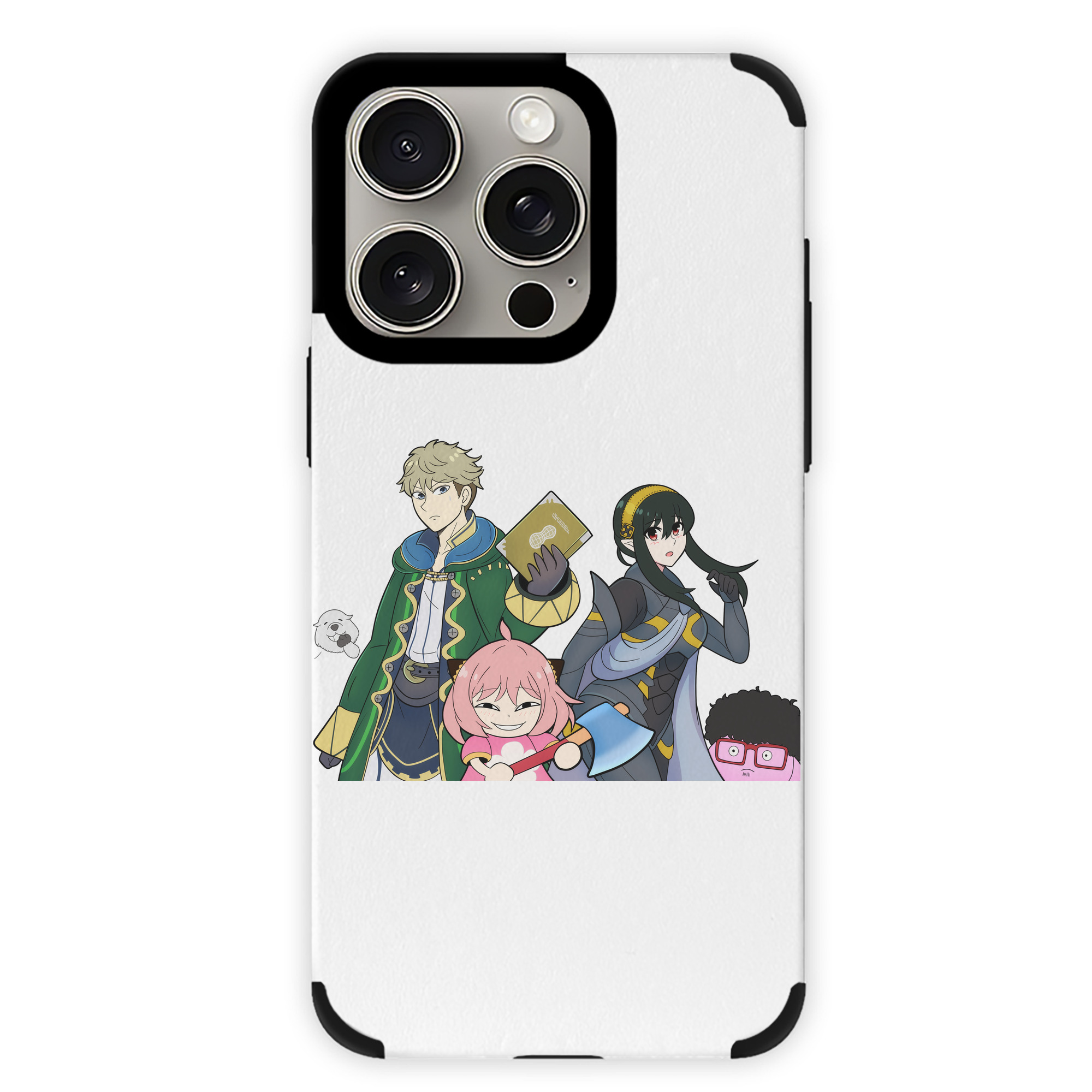 （画像用） SPY×FAMILY间谍家家酒 【iPhone15ProMax対応】 PUレザー スマホケース 耐衝撃＆黄変防止