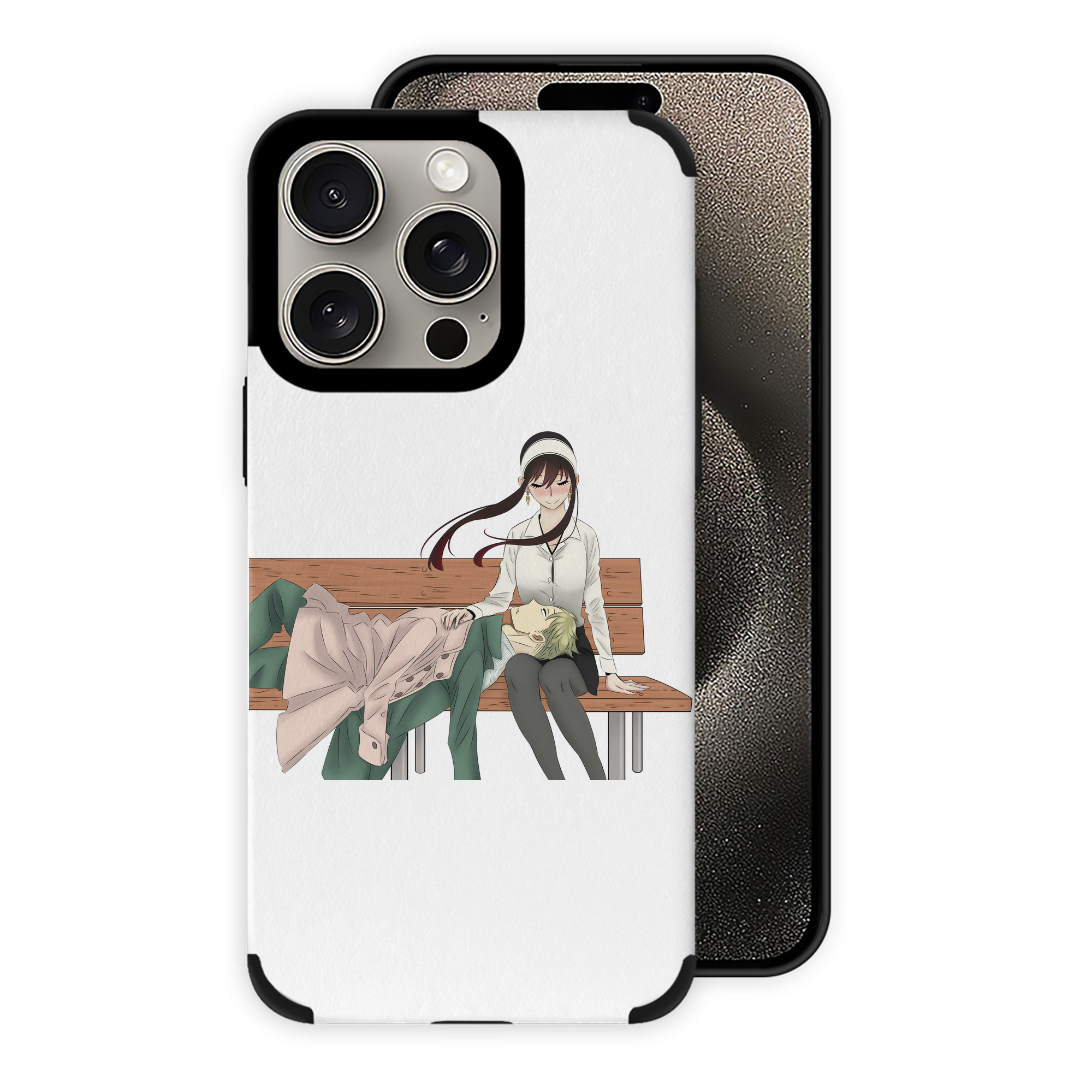 （画像用） SPY×FAMILY间谍家家酒 【iPhone15ProMax対応】 PUレザー スマホケース 耐衝撃＆黄変防止