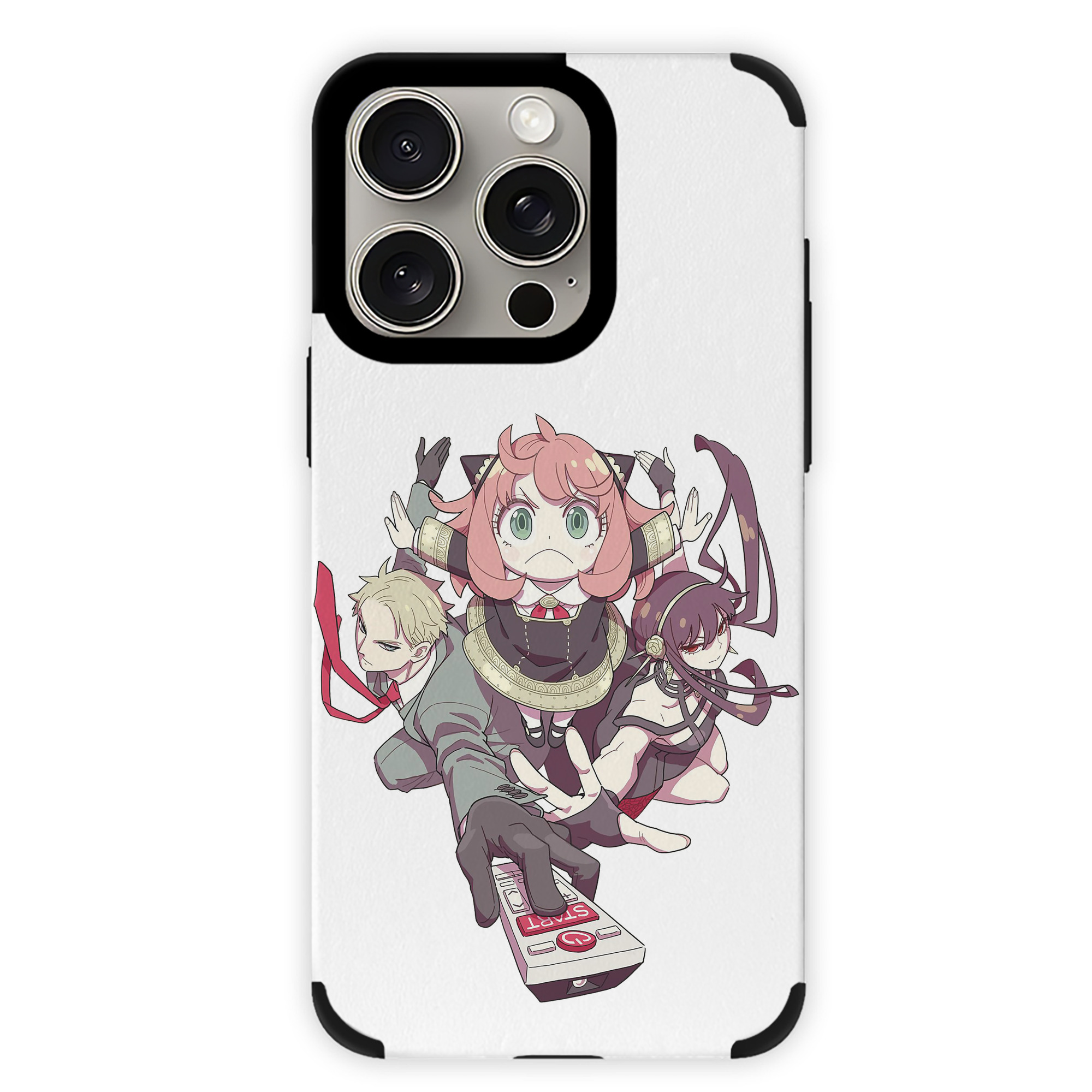 （画像用） SPY×FAMILY间谍家家酒 【iPhone15ProMax対応】 PUレザー スマホケース 耐衝撃＆黄変防止