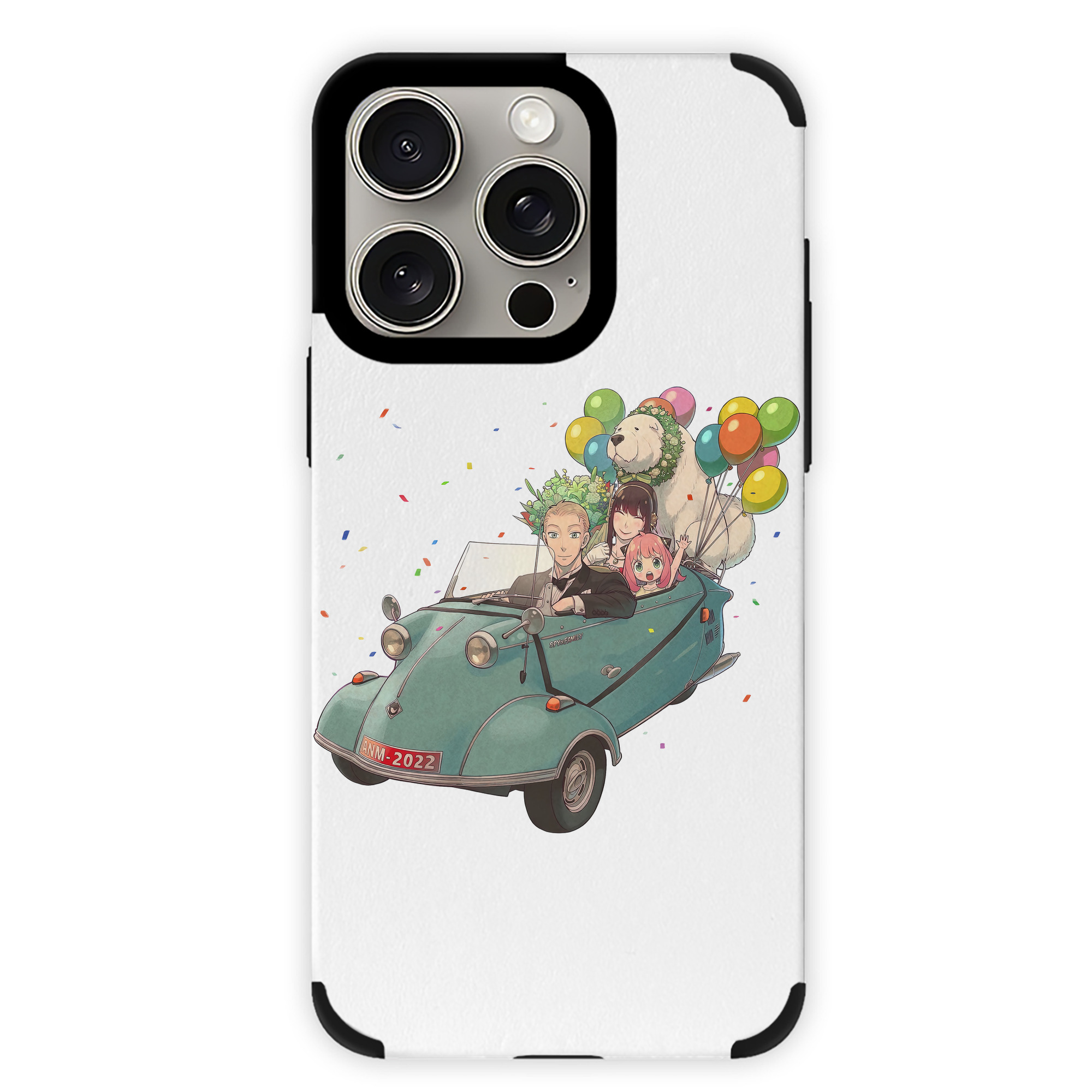（画像用） SPY×FAMILY间谍家家酒 【iPhone15ProMax対応】 PUレザー スマホケース 耐衝撃＆黄変防止