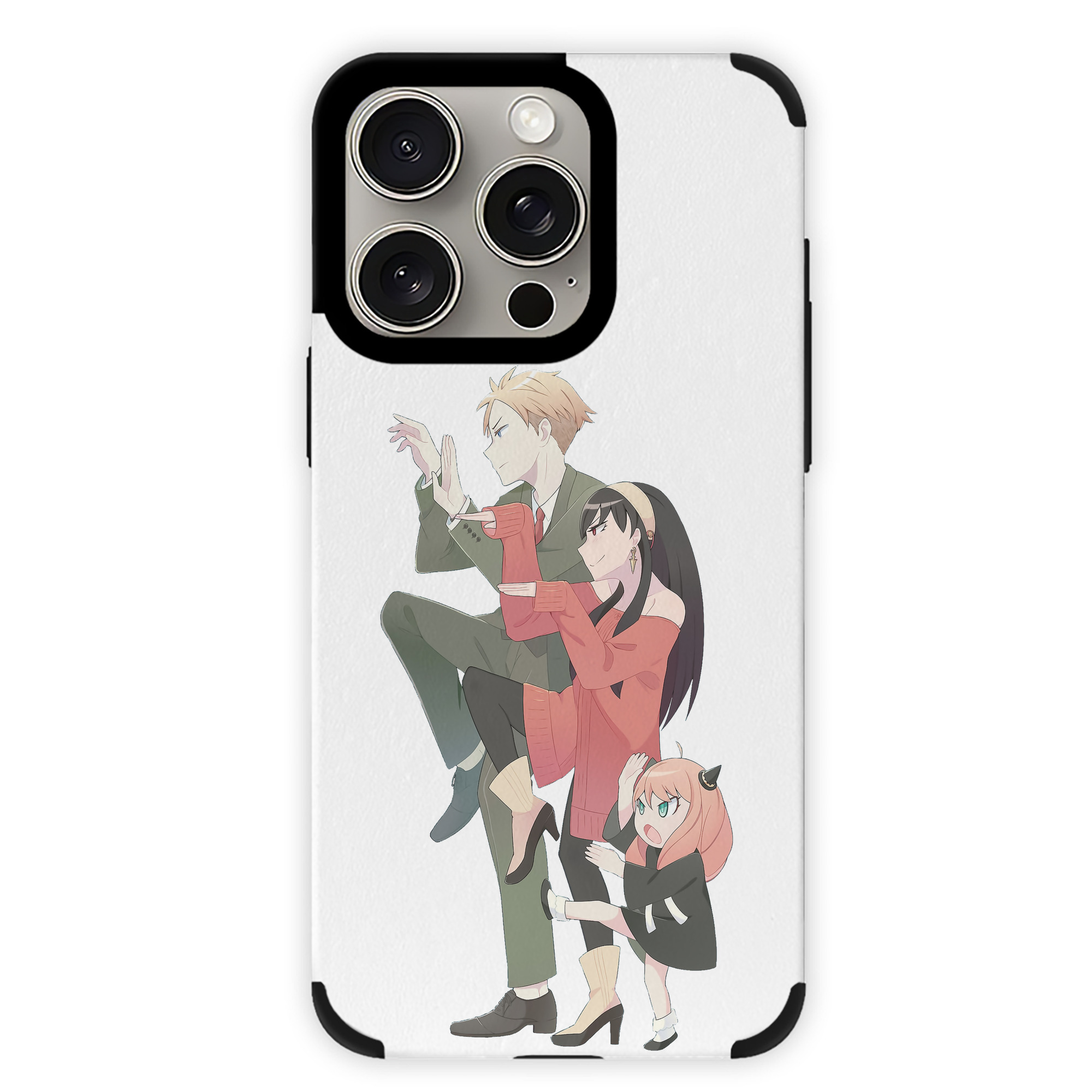 （画像用） SPY×FAMILY间谍家家酒 【iPhone15ProMax対応】 PUレザー スマホケース 耐衝撃＆黄変防止