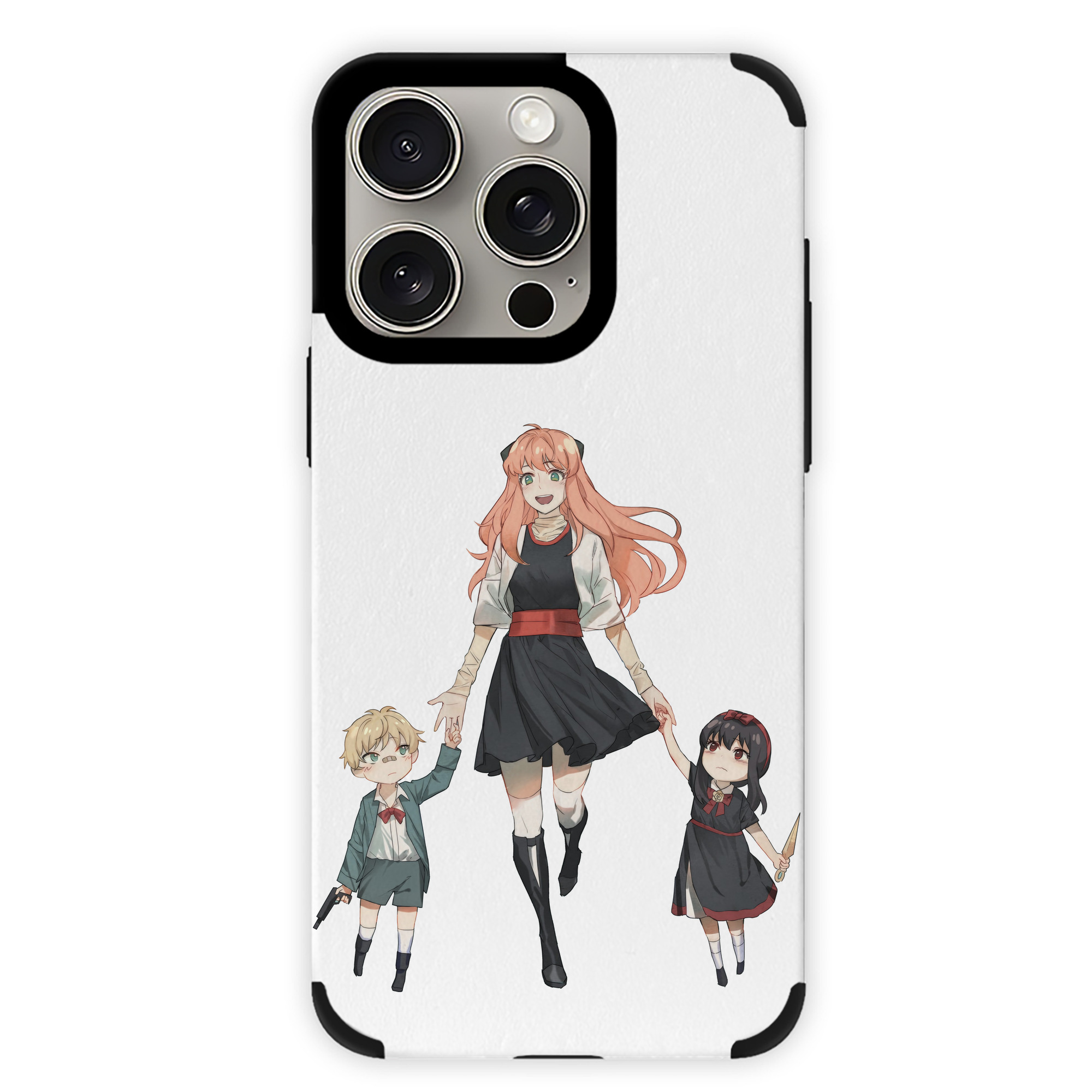 （画像用） SPY×FAMILY间谍家家酒 【iPhone15ProMax対応】 PUレザー スマホケース 耐衝撃＆黄変防止