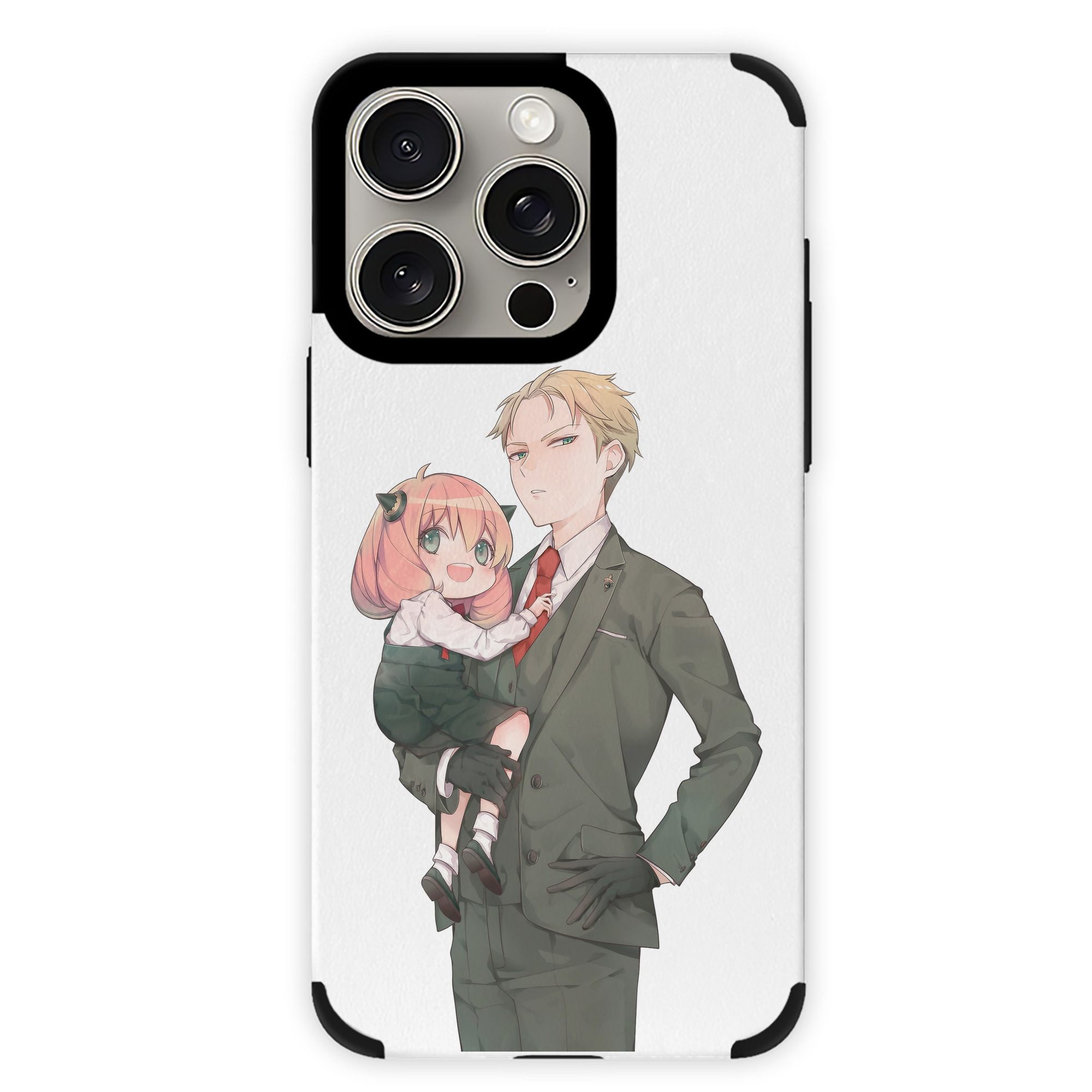 （画像用） SPY×FAMILY间谍家家酒 【iPhone15ProMax対応】 PUレザー スマホケース 耐衝撃＆黄変防止