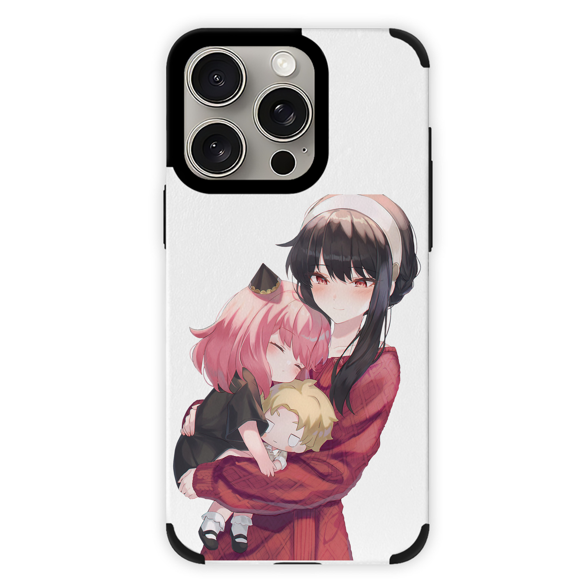 （画像用） SPY×FAMILY间谍家家酒 【iPhone15ProMax対応】 PUレザー スマホケース 耐衝撃＆黄変防止