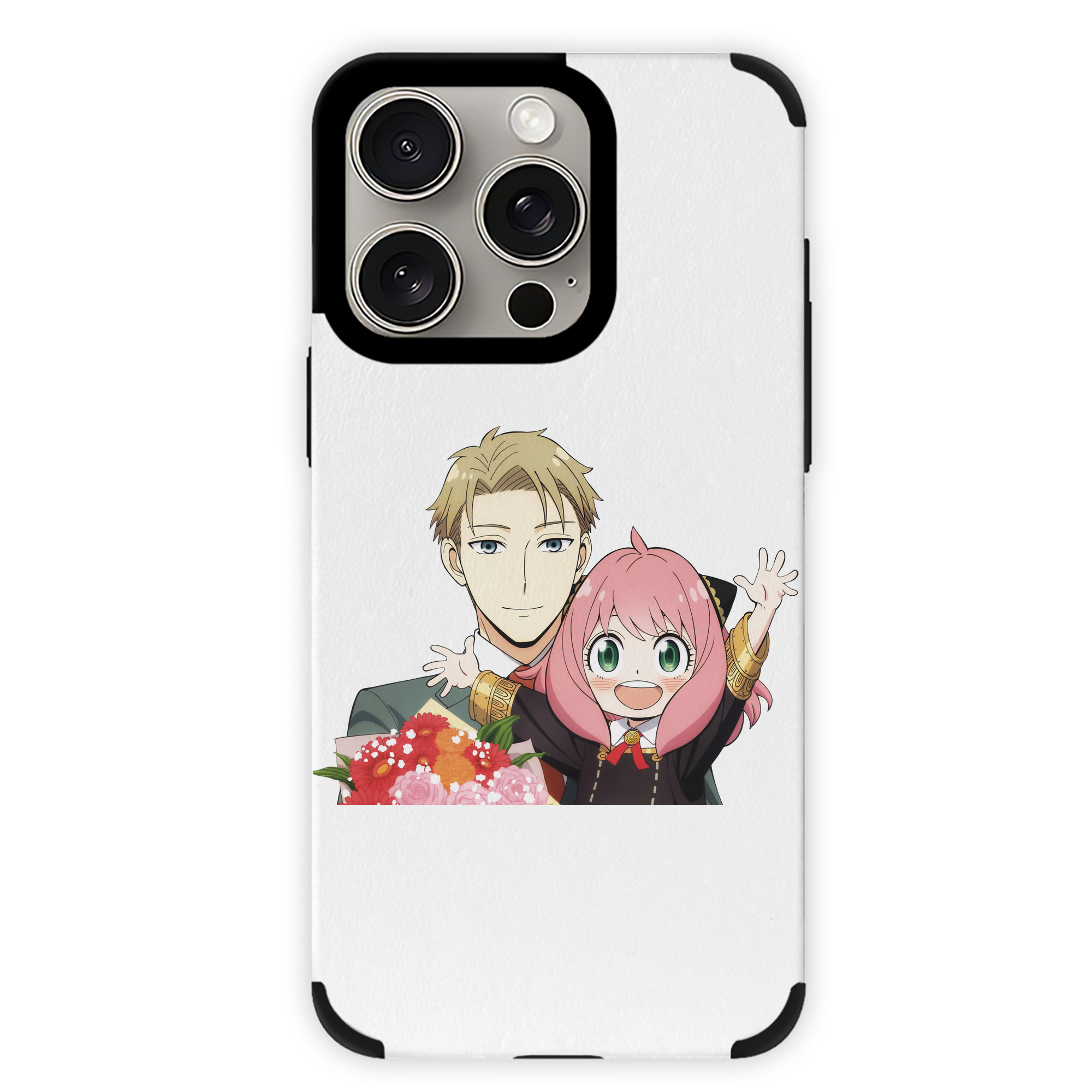 （画像用） SPY×FAMILY间谍家家酒 【iPhone15ProMax対応】 PUレザー スマホケース 耐衝撃＆黄変防止