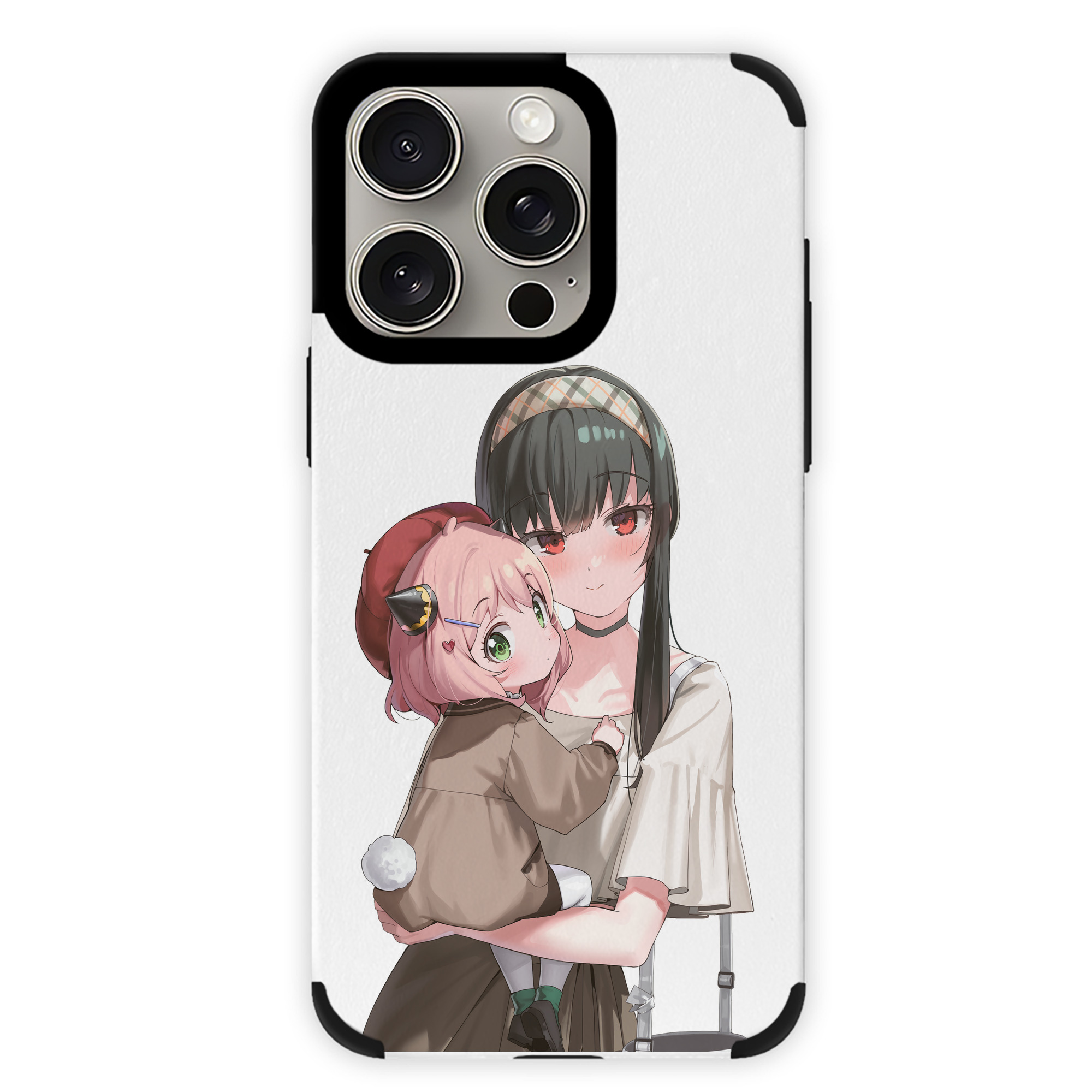 （画像用） SPY×FAMILY间谍家家酒 【iPhone15ProMax対応】 PUレザー スマホケース 耐衝撃＆黄変防止