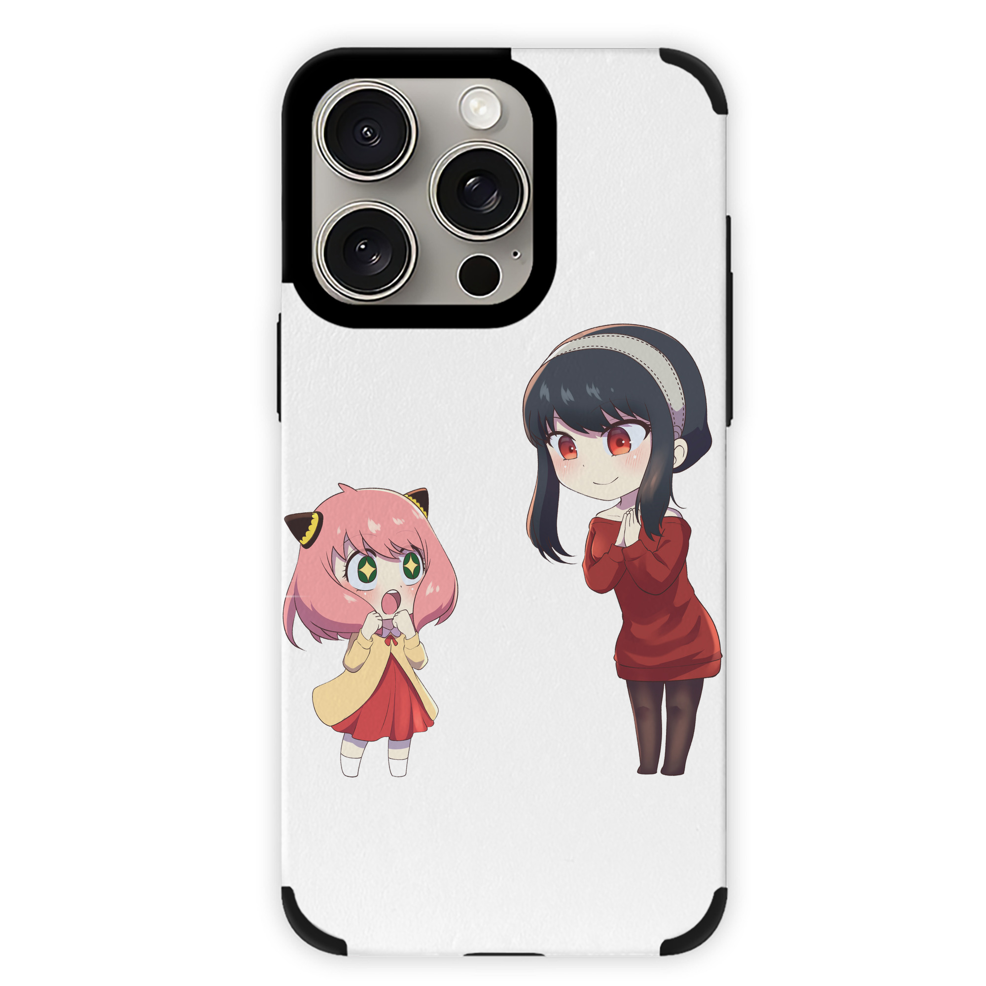 （画像用） SPY×FAMILY间谍家家酒 【iPhone15ProMax対応】 PUレザー スマホケース 耐衝撃＆黄変防止