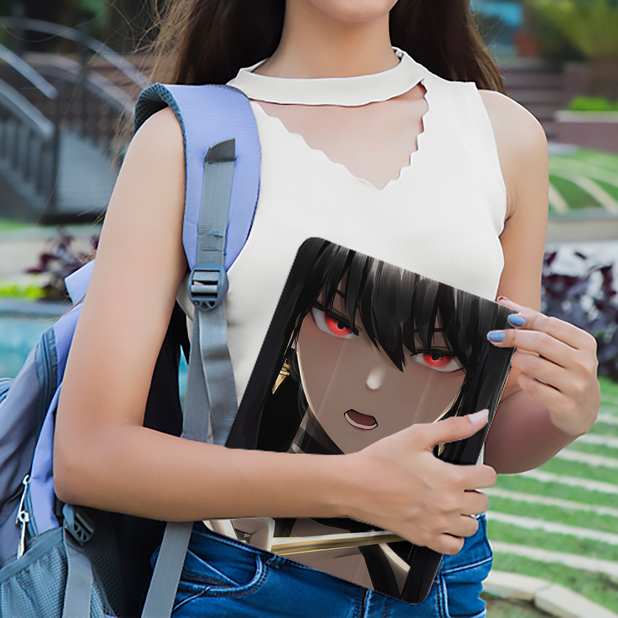 SPY×FAMILY间谍家家酒 IPad ケース ペン収納付き 三つ折りスタンド PUレザー×シリコン 対応機種9.5/10.5/10.9インチ