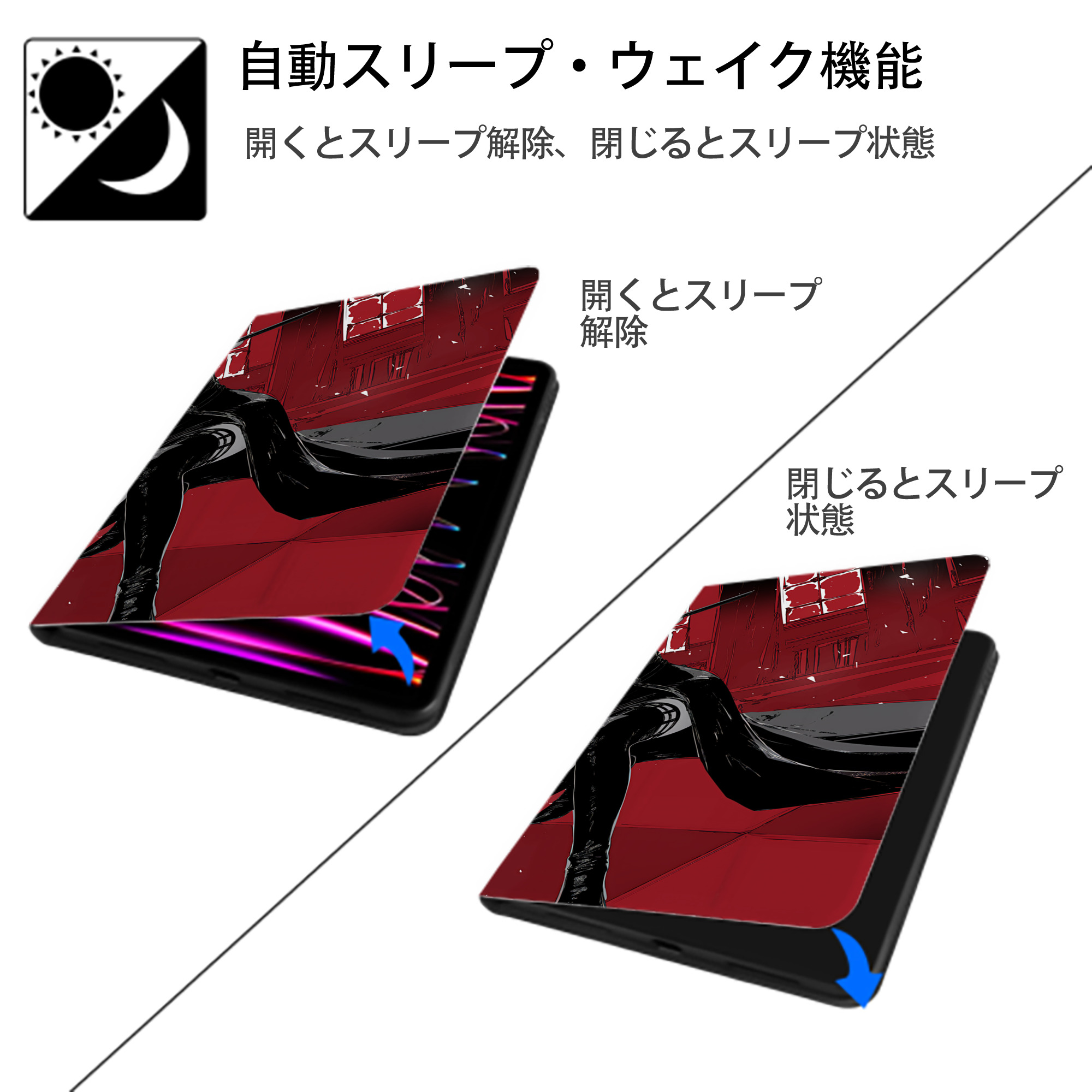 SPY×FAMILY间谍家家酒 IPad ケース ブック型 PUレザー TPU 耐衝撃 軽量 薄型 ペン収納なし 全面保護 IPad 各モデル対応