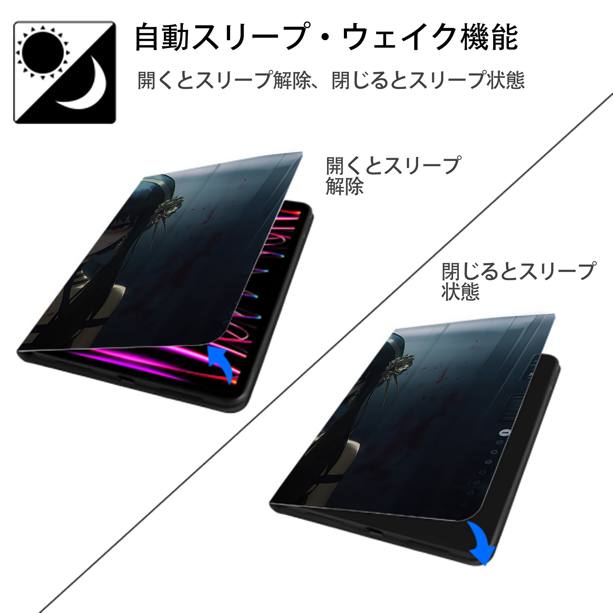 SPY×FAMILY间谍家家酒 IPad ケース ブック型 PUレザー TPU 耐衝撃 軽量 薄型 ペン収納なし 全面保護 IPad 各モデル対応