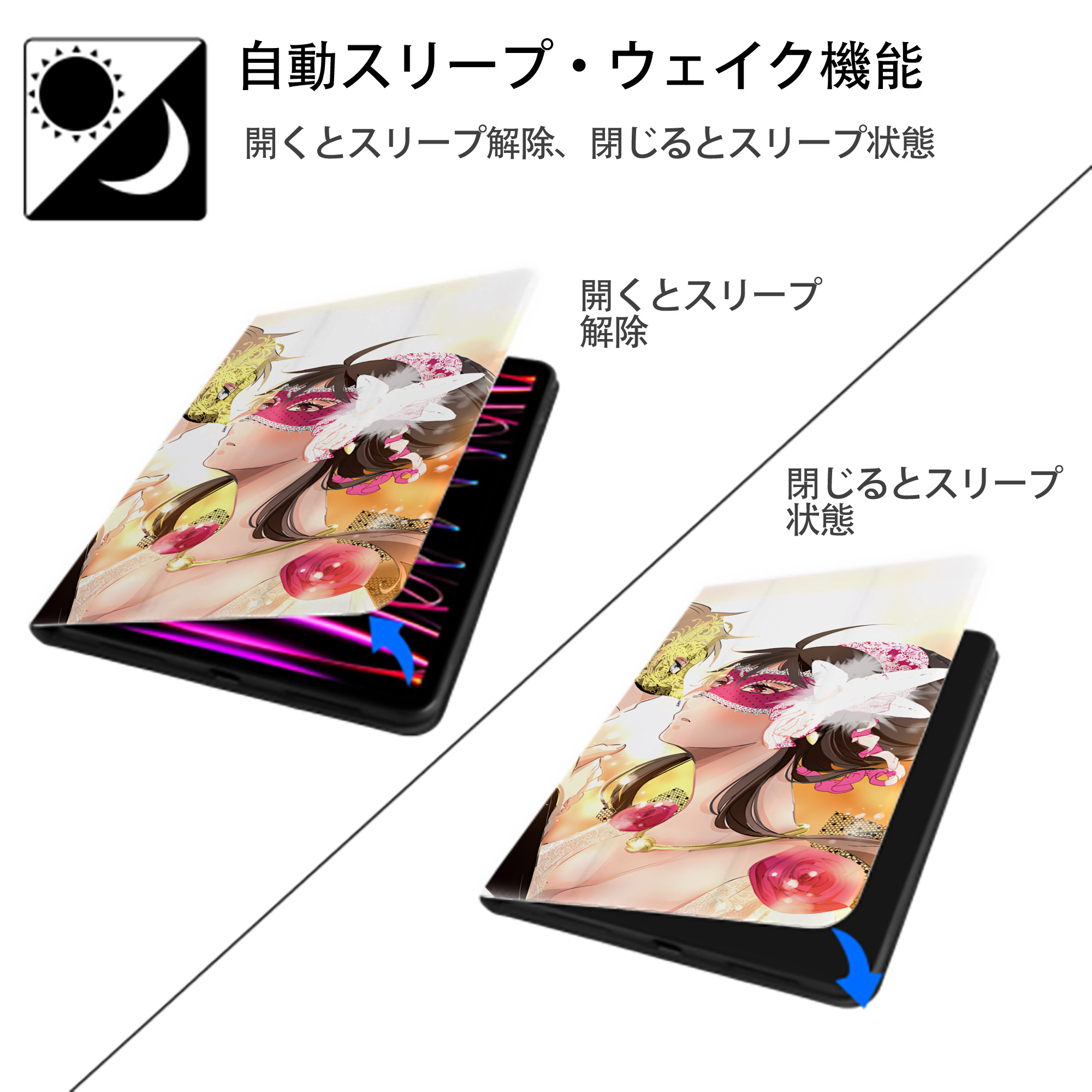 SPY×FAMILY间谍家家酒 IPad ケース ブック型 PUレザー TPU 耐衝撃 軽量 薄型 ペン収納なし 全面保護 IPad 各モデル対応