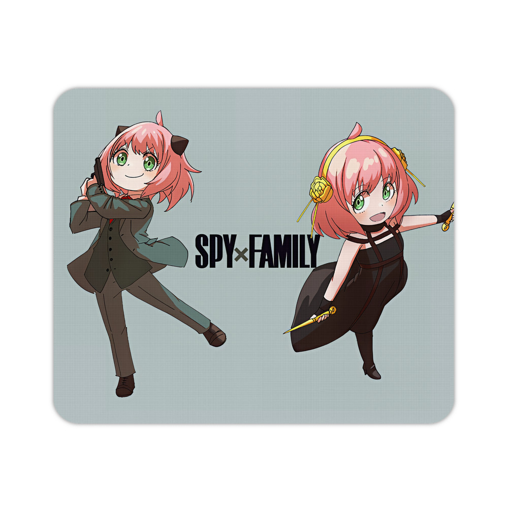 （画像用） SPY×FAMILY间谍家家酒 マウスパッド ステッチ加工 ラバー素材 防水 滑り止め 超薄型 ゲーミング/オフィス対応