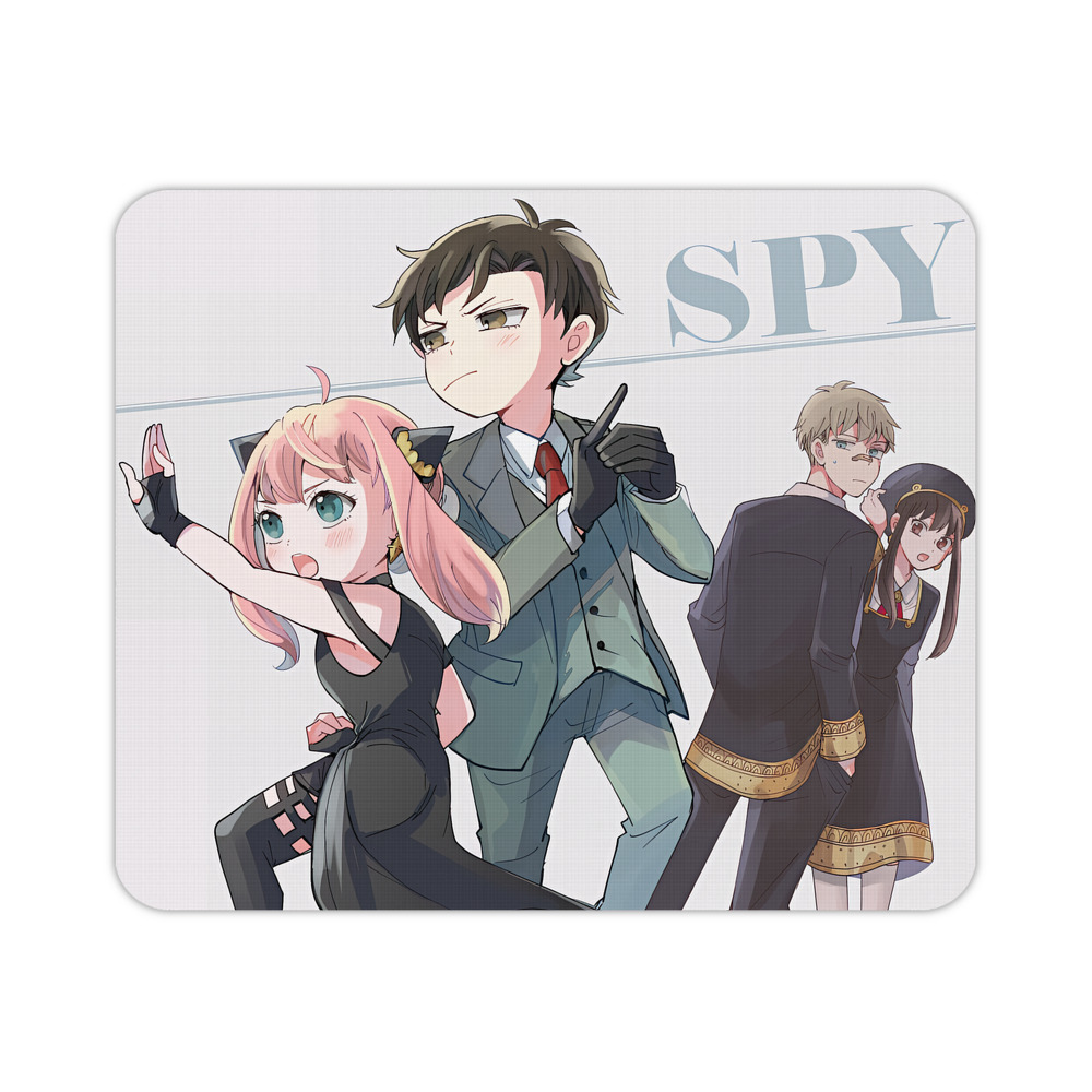 （画像用） SPY×FAMILY间谍家家酒 マウスパッド ステッチ加工 ラバー素材 防水 滑り止め 超薄型 ゲーミング/オフィス対応