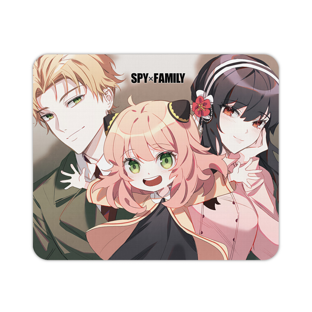 （画像用） SPY×FAMILY间谍家家酒 マウスパッド ステッチ加工 ラバー素材 防水 滑り止め 超薄型 ゲーミング/オフィス対応