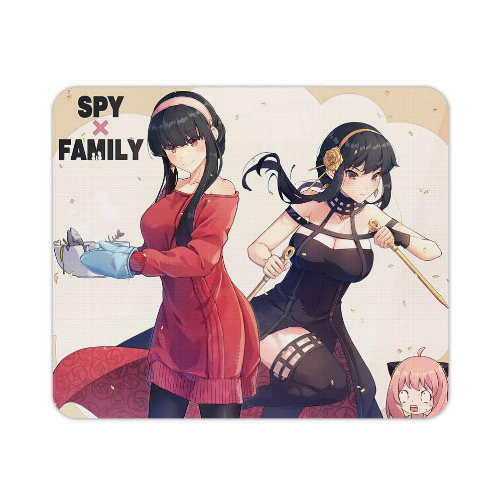 （画像用） SPY×FAMILY间谍家家酒 マウスパッド ステッチ加工 ラバー素材 防水 滑り止め 超薄型 ゲーミング/オフィス対応