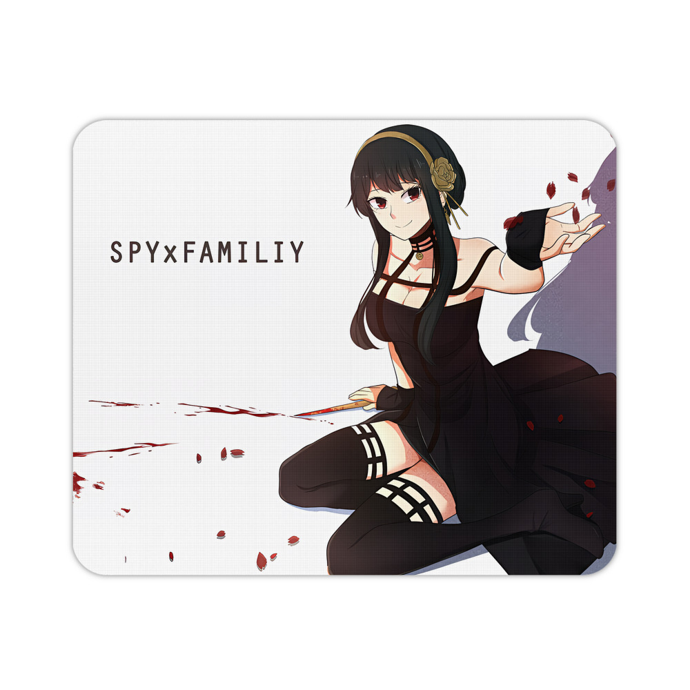 （画像用） SPY×FAMILY间谍家家酒 マウスパッド ステッチ加工 ラバー素材 防水 滑り止め 超薄型 ゲーミング/オフィス対応