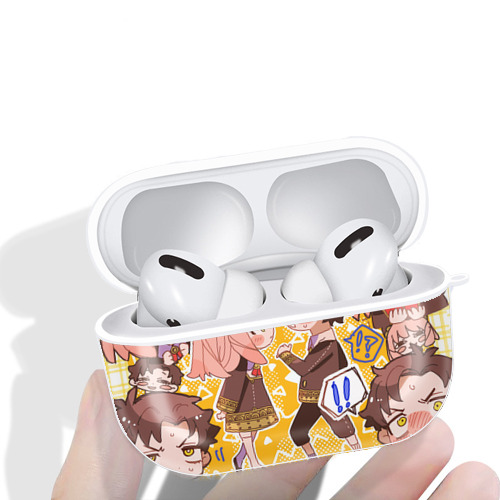SPY×FAMILY间谍家家酒 【AirPods Pro用】ハードシェル保護ケース 耐衝撃・防指紋・カラビナ付き商品仕様