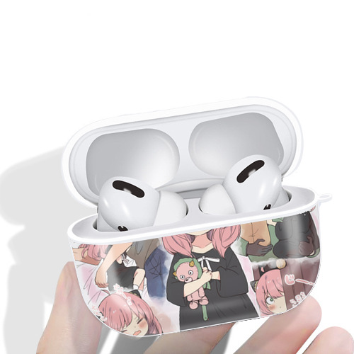 SPY×FAMILY间谍家家酒 【AirPods Pro用】ハードシェル保護ケース 耐衝撃・防指紋・カラビナ付き商品仕様