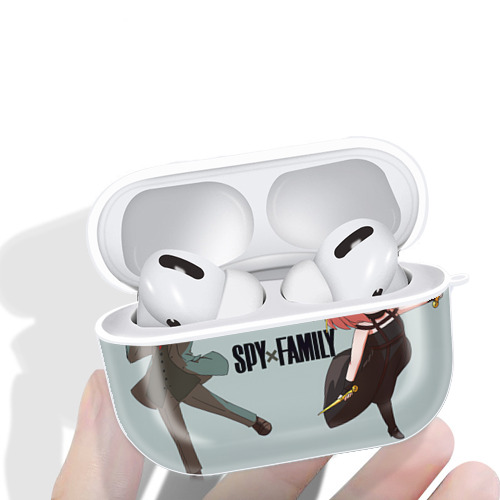 SPY×FAMILY间谍家家酒 【AirPods Pro用】ハードシェル保護ケース 耐衝撃・防指紋・カラビナ付き商品仕様