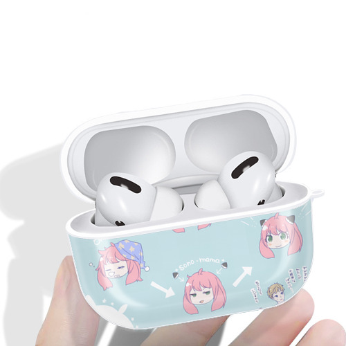 SPY×FAMILY间谍家家酒 【AirPods Pro用】ハードシェル保護ケース 耐衝撃・防指紋・カラビナ付き商品仕様