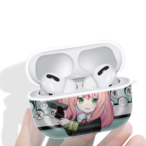 SPY×FAMILY间谍家家酒 【AirPods Pro用】ハードシェル保護ケース 耐衝撃・防指紋・カラビナ付き商品仕様