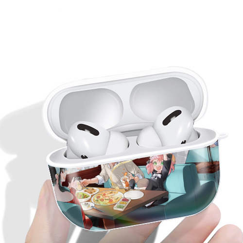SPY×FAMILY间谍家家酒 【AirPods Pro用】ハードシェル保護ケース 耐衝撃・防指紋・カラビナ付き商品仕様