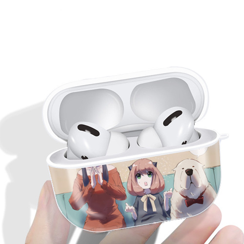 SPY×FAMILY间谍家家酒 【AirPods Pro用】ハードシェル保護ケース 耐衝撃・防指紋・カラビナ付き商品仕様