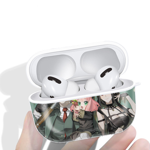 SPY×FAMILY间谍家家酒 【AirPods Pro用】ハードシェル保護ケース 耐衝撃・防指紋・カラビナ付き商品仕様