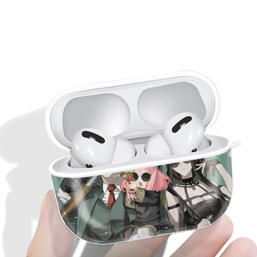 SPY×FAMILY间谍家家酒 【AirPods Pro用】ハードシェル保護ケース 耐衝撃・防指紋・カラビナ付き商品仕様