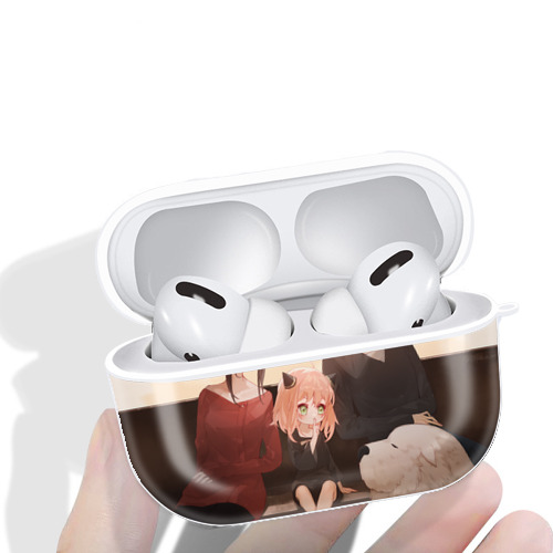 SPY×FAMILY间谍家家酒 【AirPods Pro用】ハードシェル保護ケース 耐衝撃・防指紋・カラビナ付き商品仕様