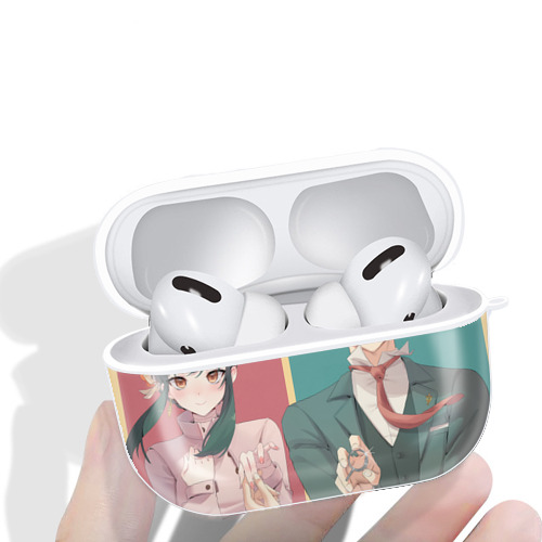 SPY×FAMILY间谍家家酒 【AirPods Pro用】ハードシェル保護ケース 耐衝撃・防指紋・カラビナ付き商品仕様