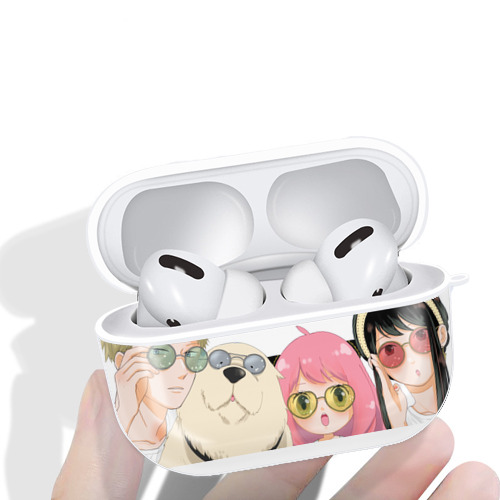 SPY×FAMILY间谍家家酒 【AirPods Pro用】ハードシェル保護ケース 耐衝撃・防指紋・カラビナ付き商品仕様