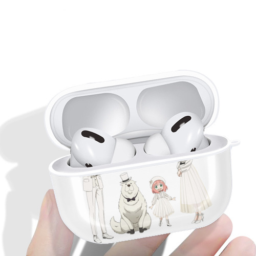 SPY×FAMILY间谍家家酒 【AirPods Pro用】ハードシェル保護ケース 耐衝撃・防指紋・カラビナ付き商品仕様