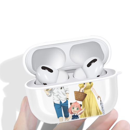 SPY×FAMILY间谍家家酒 【AirPods Pro用】ハードシェル保護ケース 耐衝撃・防指紋・カラビナ付き商品仕様