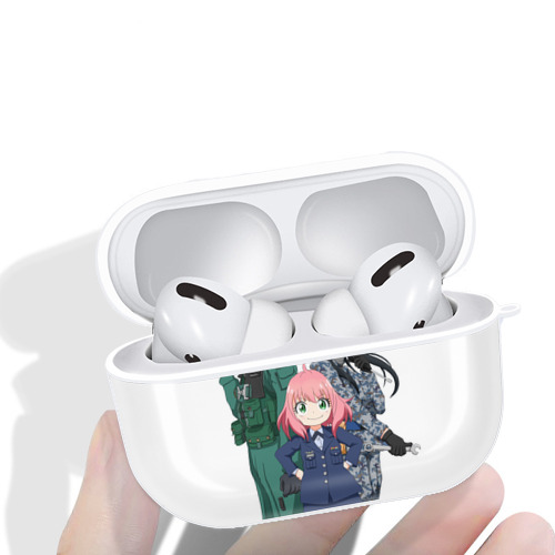 SPY×FAMILY间谍家家酒 【AirPods Pro用】ハードシェル保護ケース 耐衝撃・防指紋・カラビナ付き商品仕様