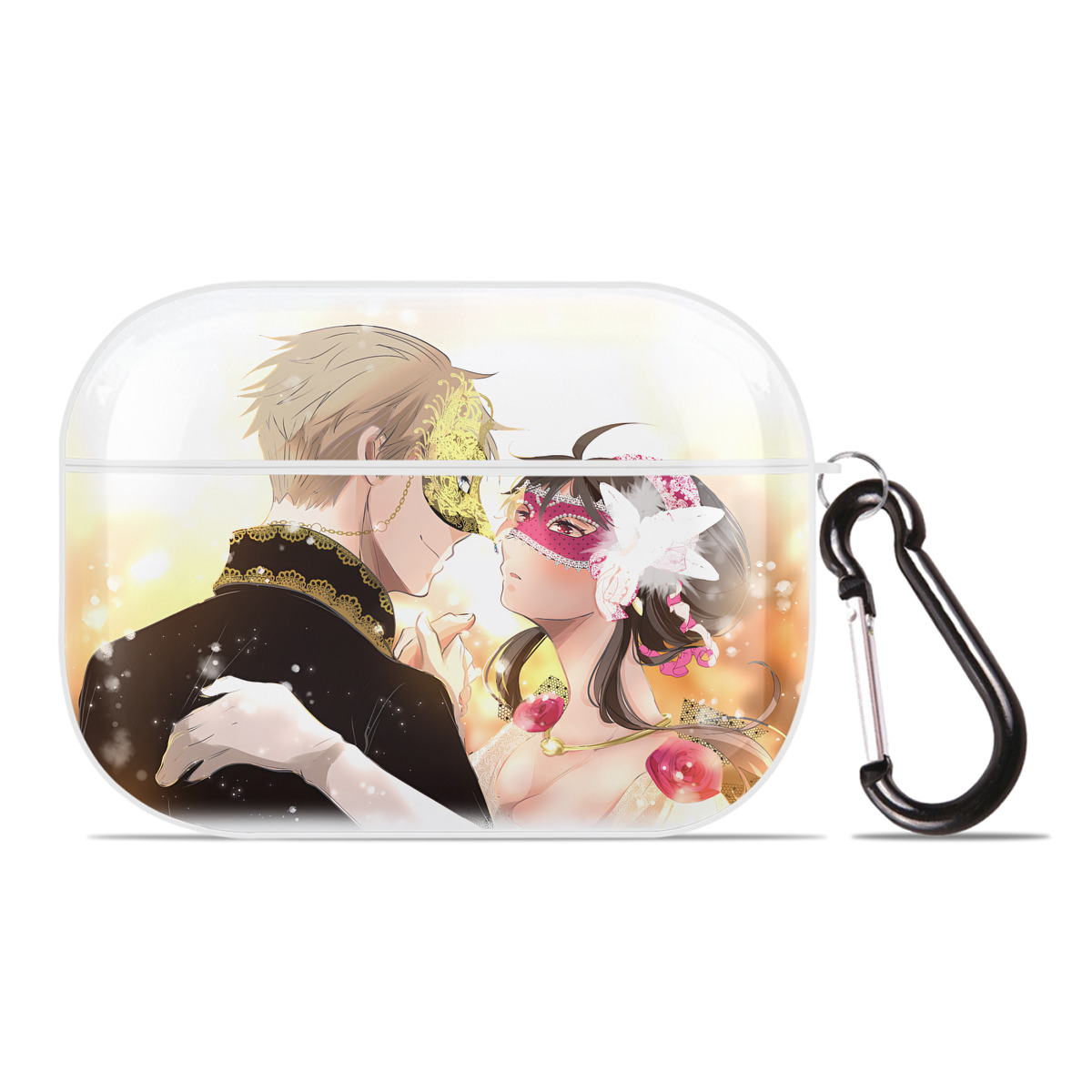 （画像用） SPY×FAMILY间谍家家酒 【AirPods Pro用】ハードシェル保護ケース 耐衝撃・防指紋・カラビナ付き商品仕様
